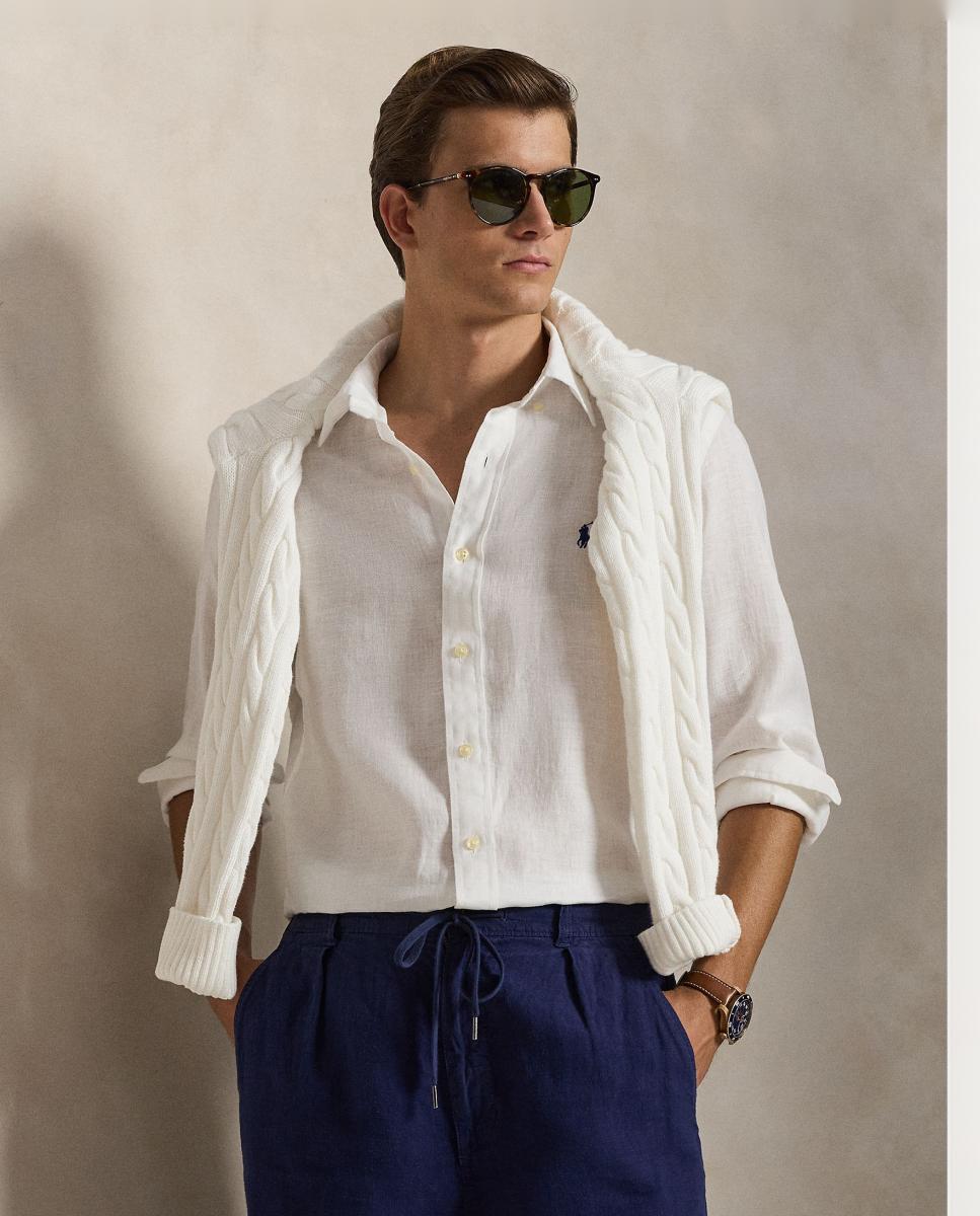 Imagem 0 de Camisa de Linho Classic Fit
