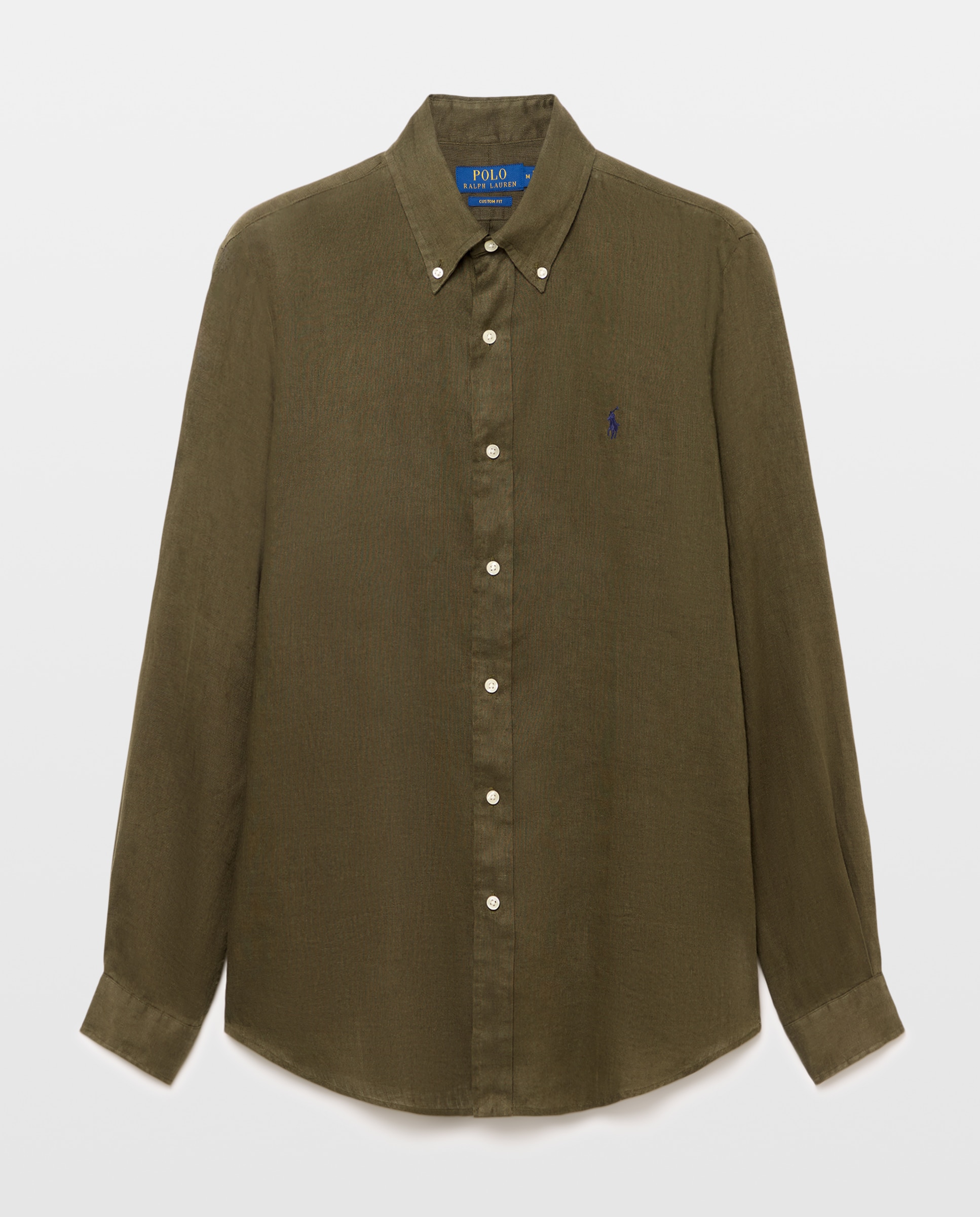 Camisa de Linho Classic Fit Verde Amazonas-6