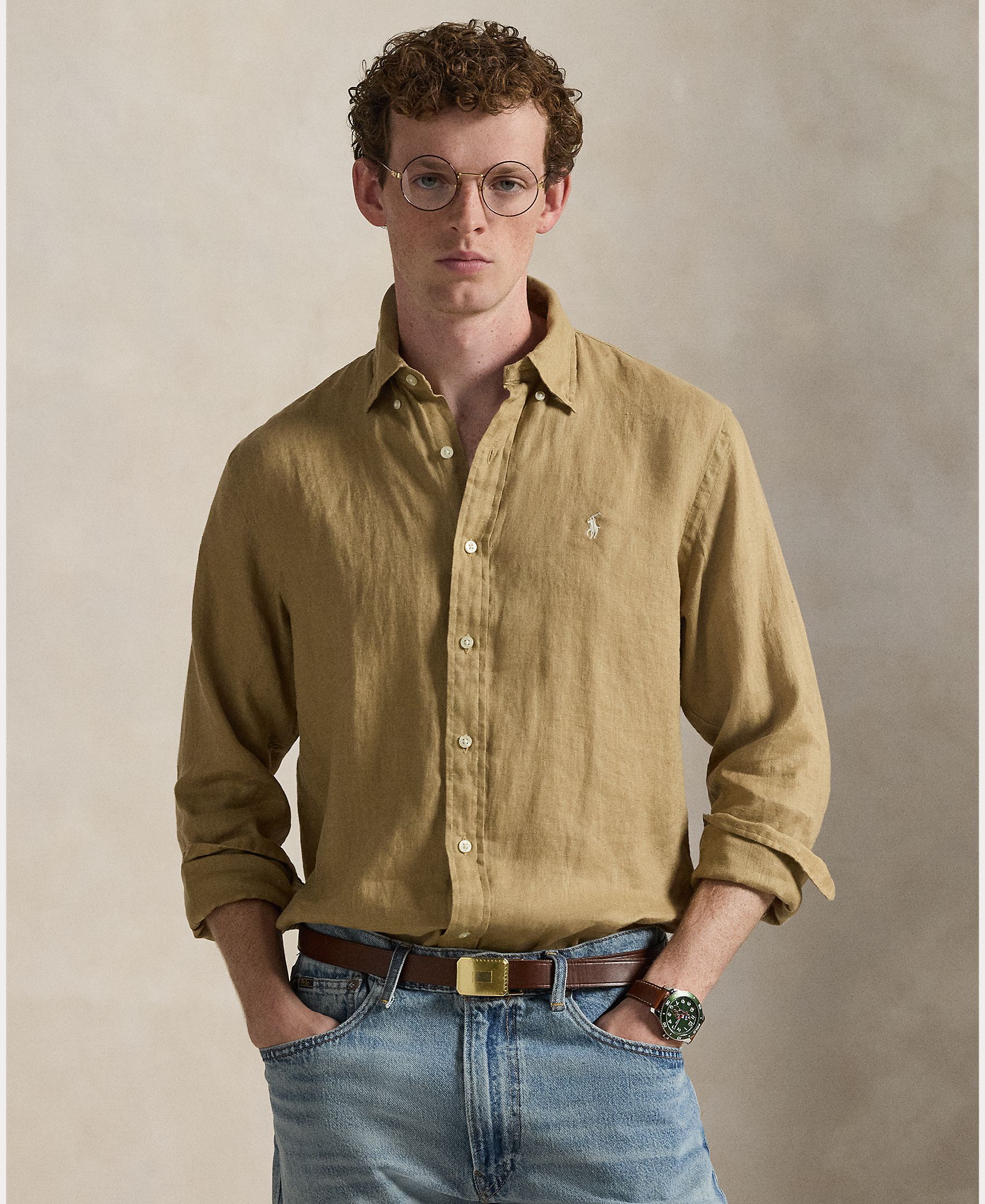 Imagem 0 de Camisa de Linho Classic Fit