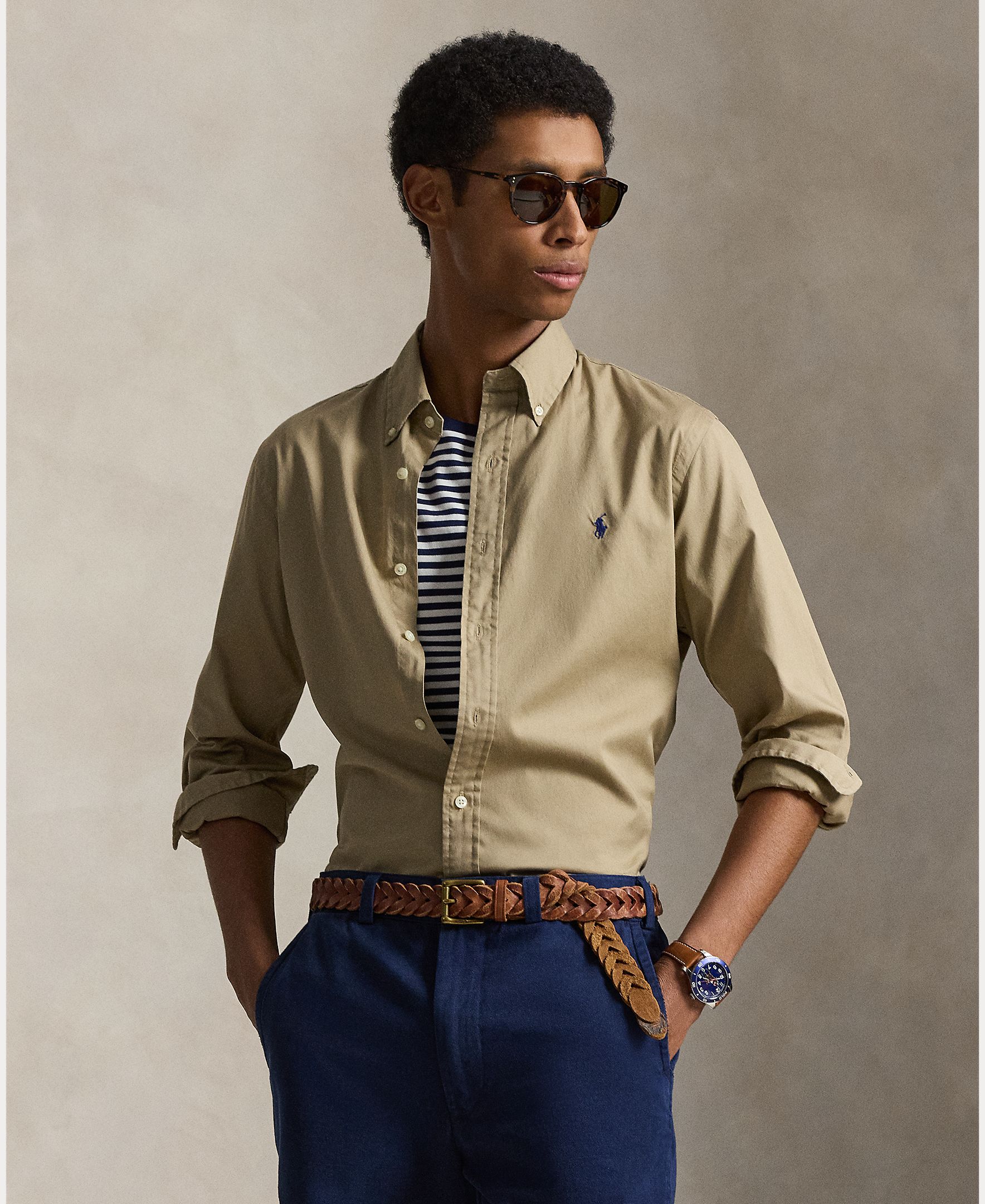 Polo Ralph Lauren - Camisa de hombre de twill Regular fit.