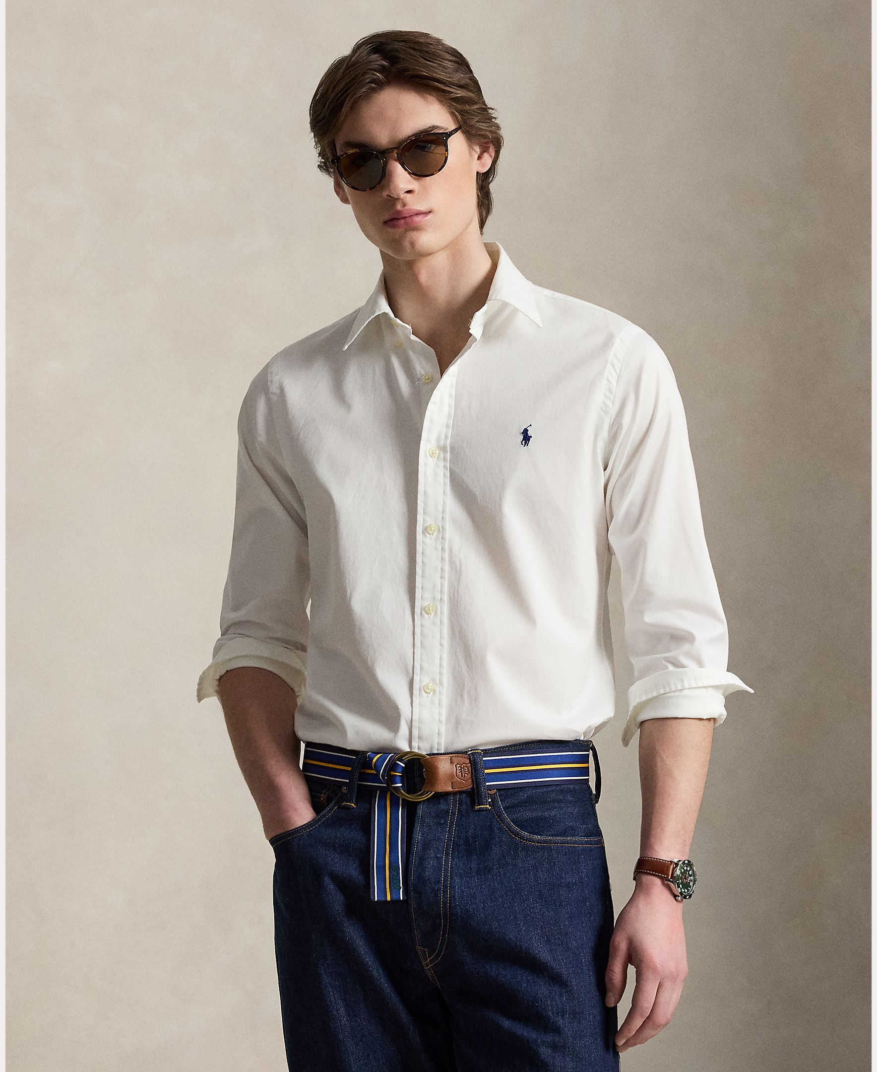 Imagem 0 de Camisa Regular Fit de Sarja