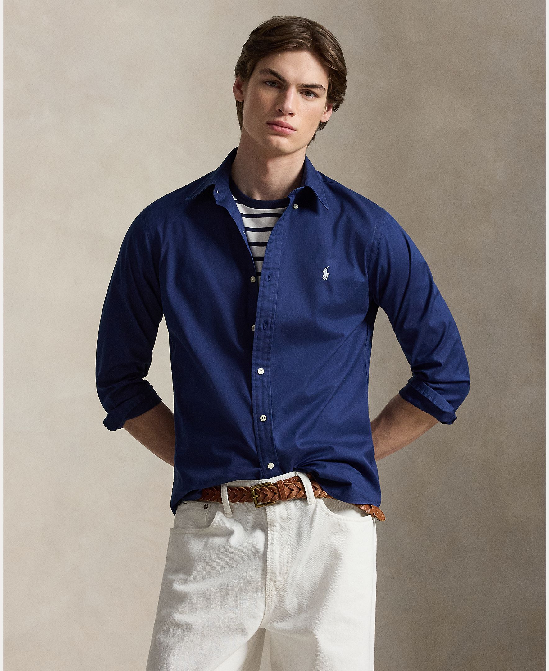 Imagem 0 de Camisa Regular Fit de Sarja