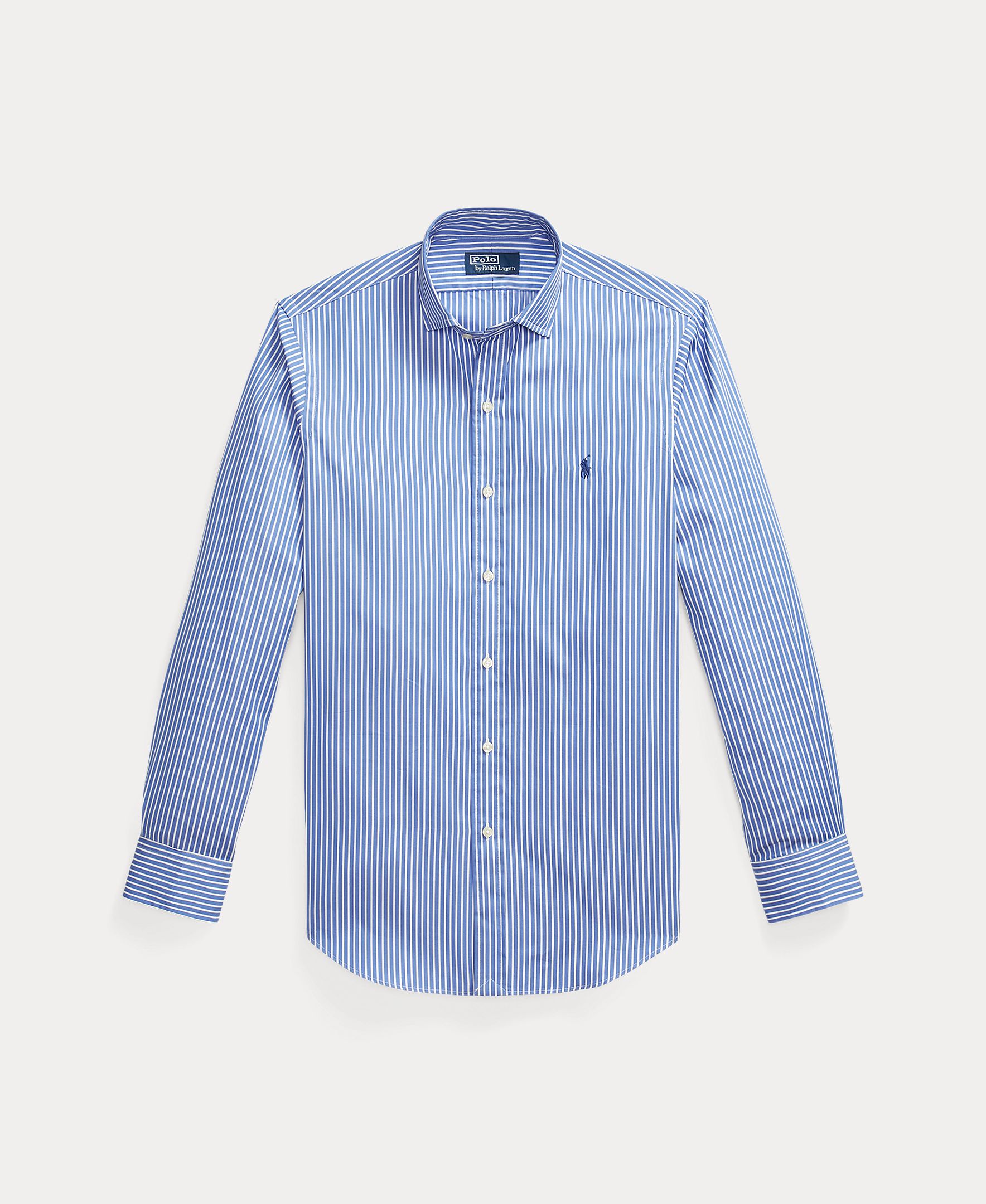 Camisa de Algodão Regular Fit Azul-7
