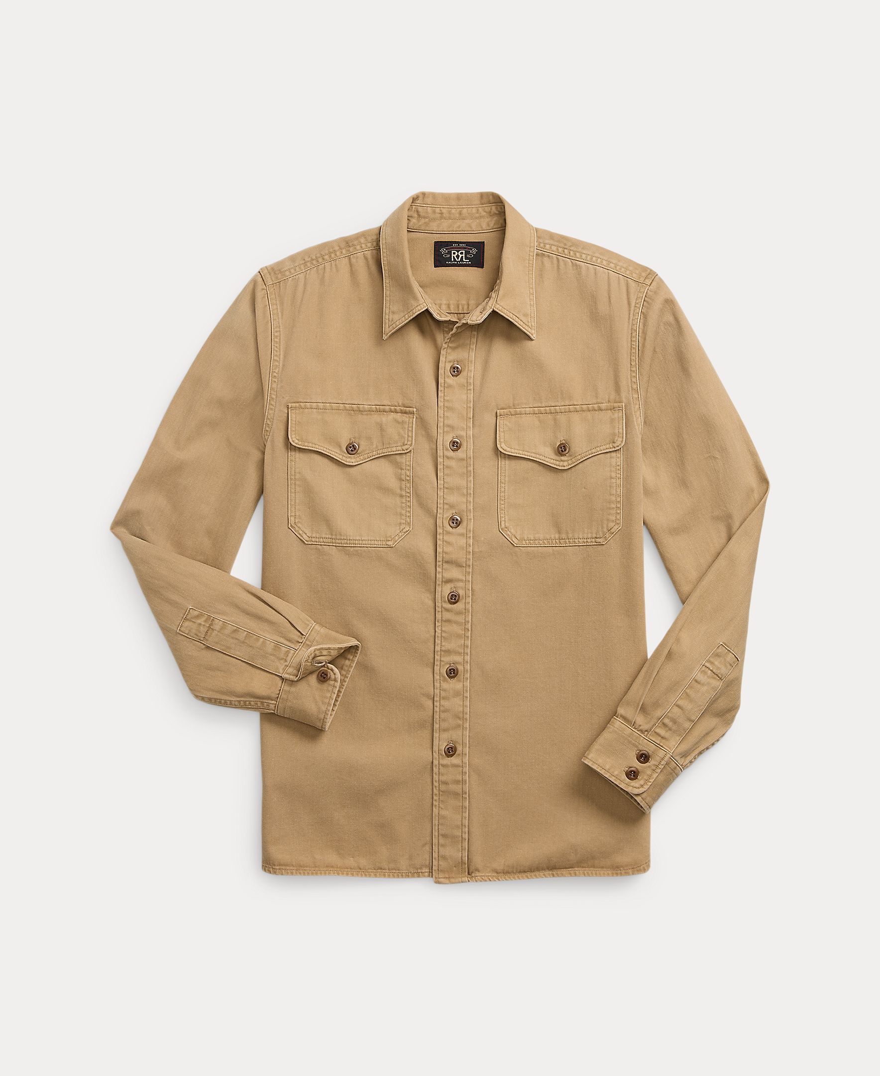 Imagem 0 de Camisa de Trabalho de Oficial de Sarja Double RL