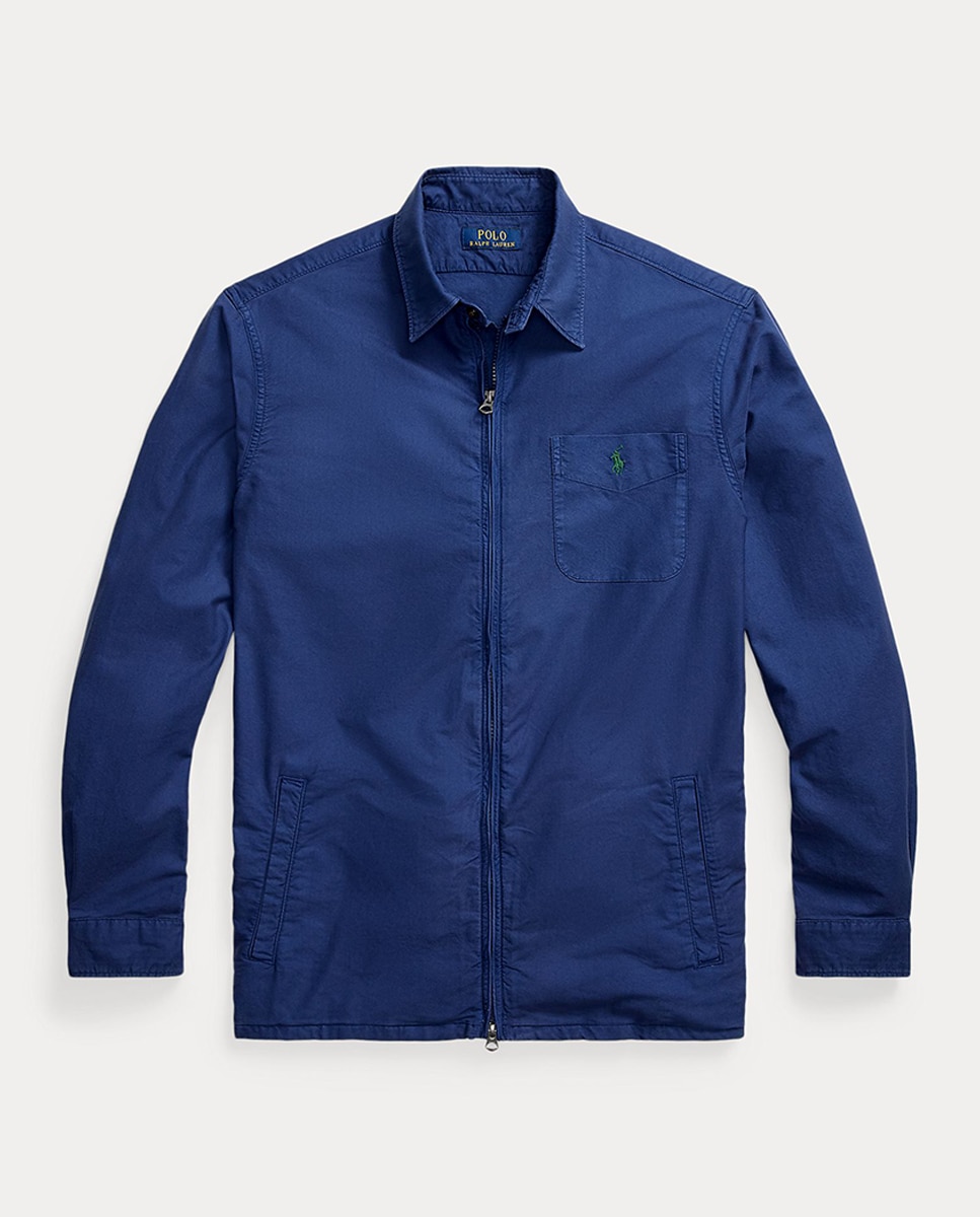 Sobrecamisa Oxford Tingida Azul-elétrico-5