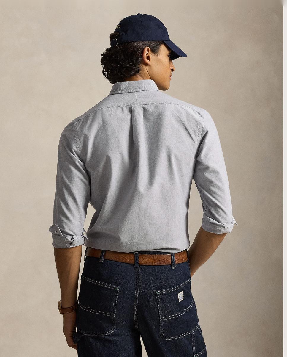 Camisa de hombre oxford Nutmeg Brwn - Polo Ralph Lauren - Azul marino Azul marino-3