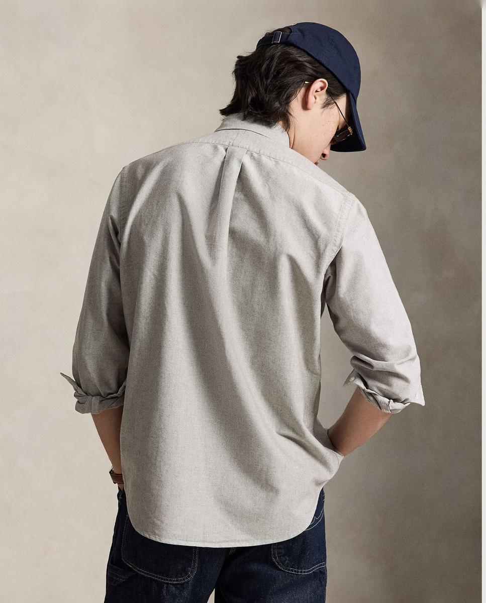 Camisa de hombre oxford Nutmeg Brwn - Polo Ralph Lauren - Marrón claro Marrón claro-2