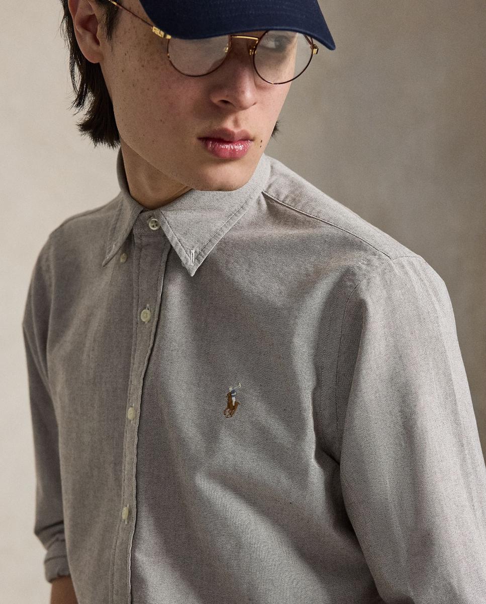 Camisa de hombre oxford Nutmeg Brwn - Polo Ralph Lauren - Marrón claro Marrón claro-3