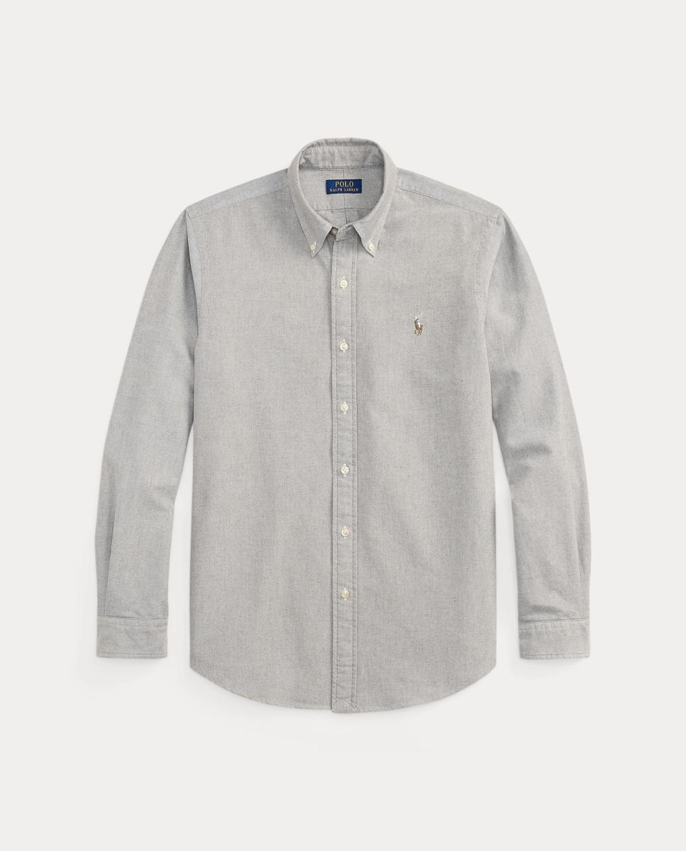 Camisa de hombre oxford Nutmeg Brwn - Polo Ralph Lauren - Marrón claro Marrón claro-4