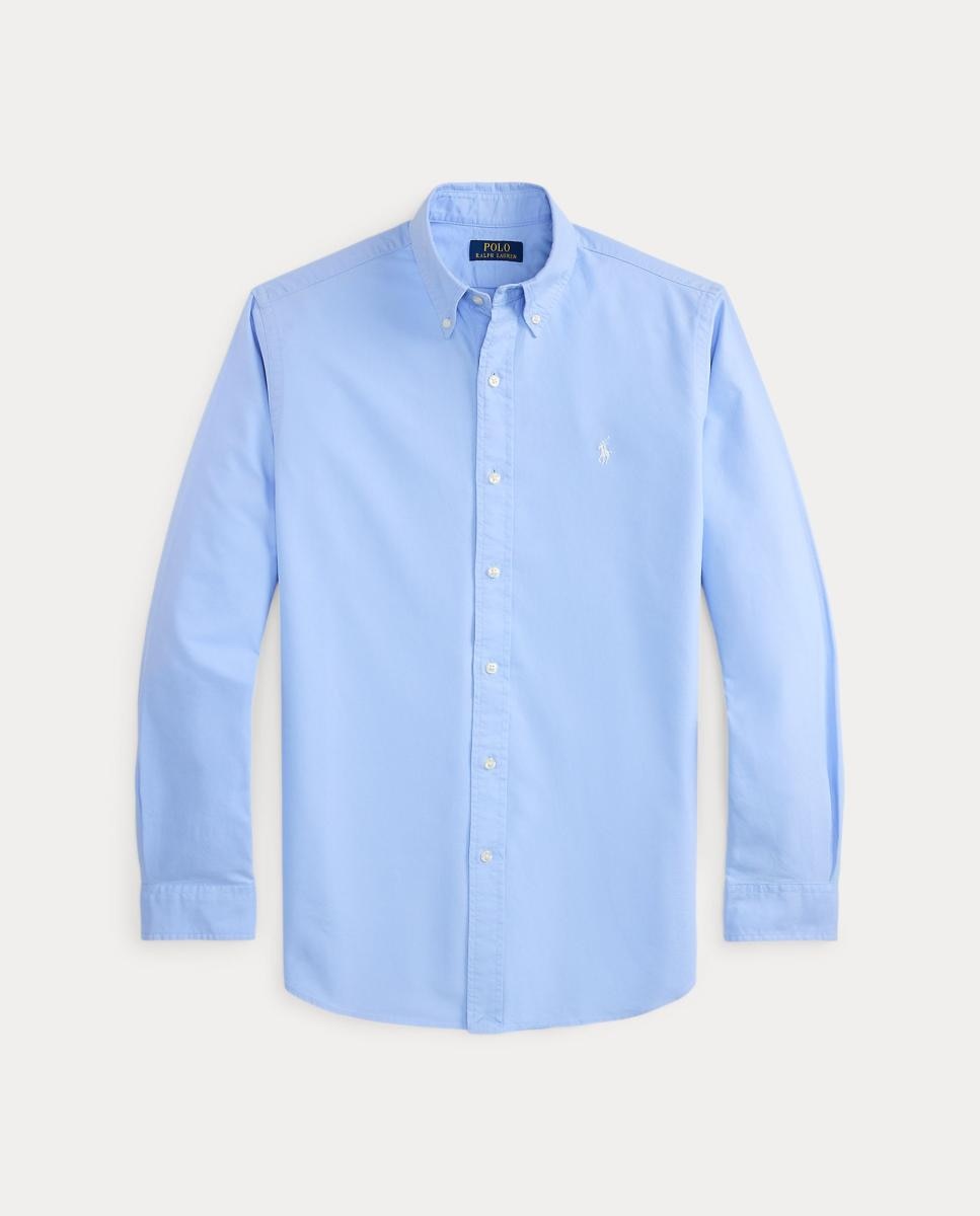Camisa de hombre oxford teñida Vino clásico - Polo Ralph Lauren - Azul Azul-5