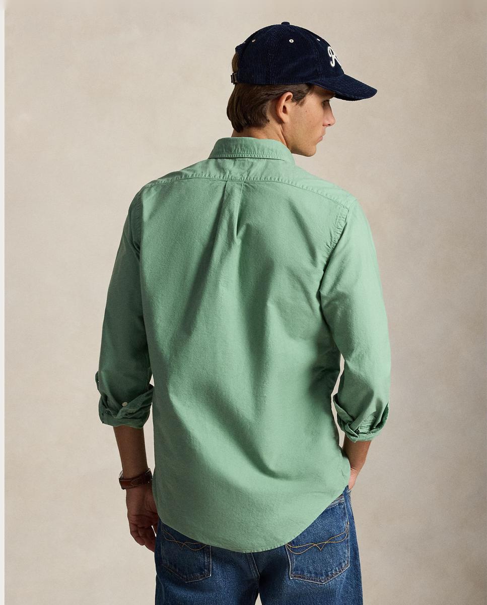 Camisa de hombre oxford teñida Vino clásico - Polo Ralph Lauren - Verde menta Verde menta-3
