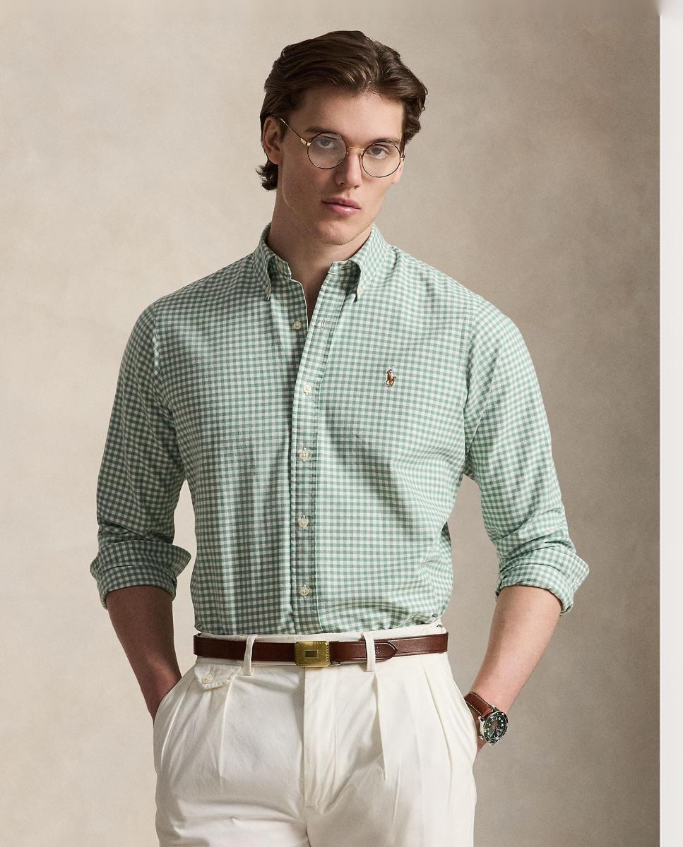 Polo Ralph Lauren - Camisa Oxford de hombre Custom Fit de algodón.