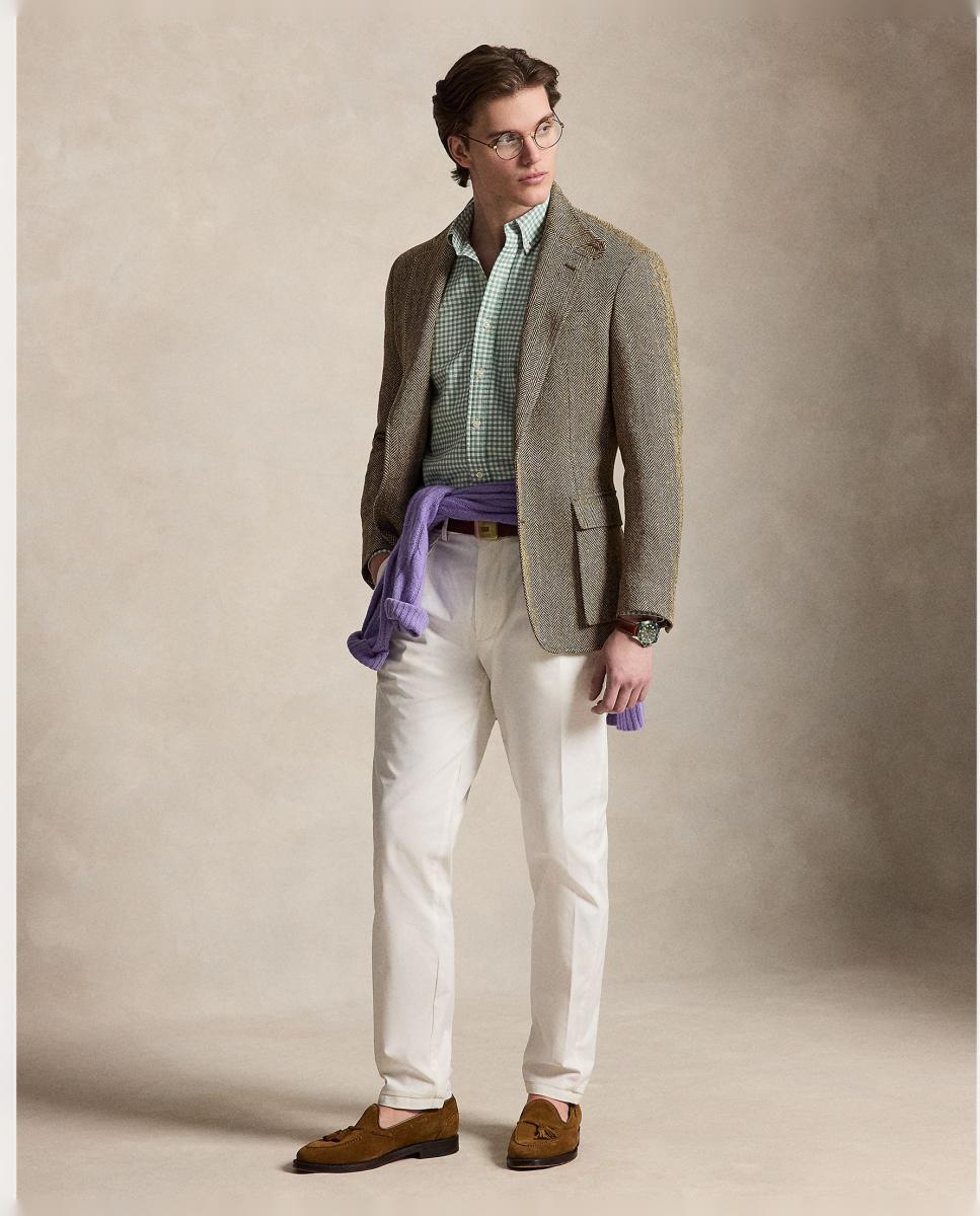 Camisa Oxford Custom Fit de Algodão Verde-menta-6