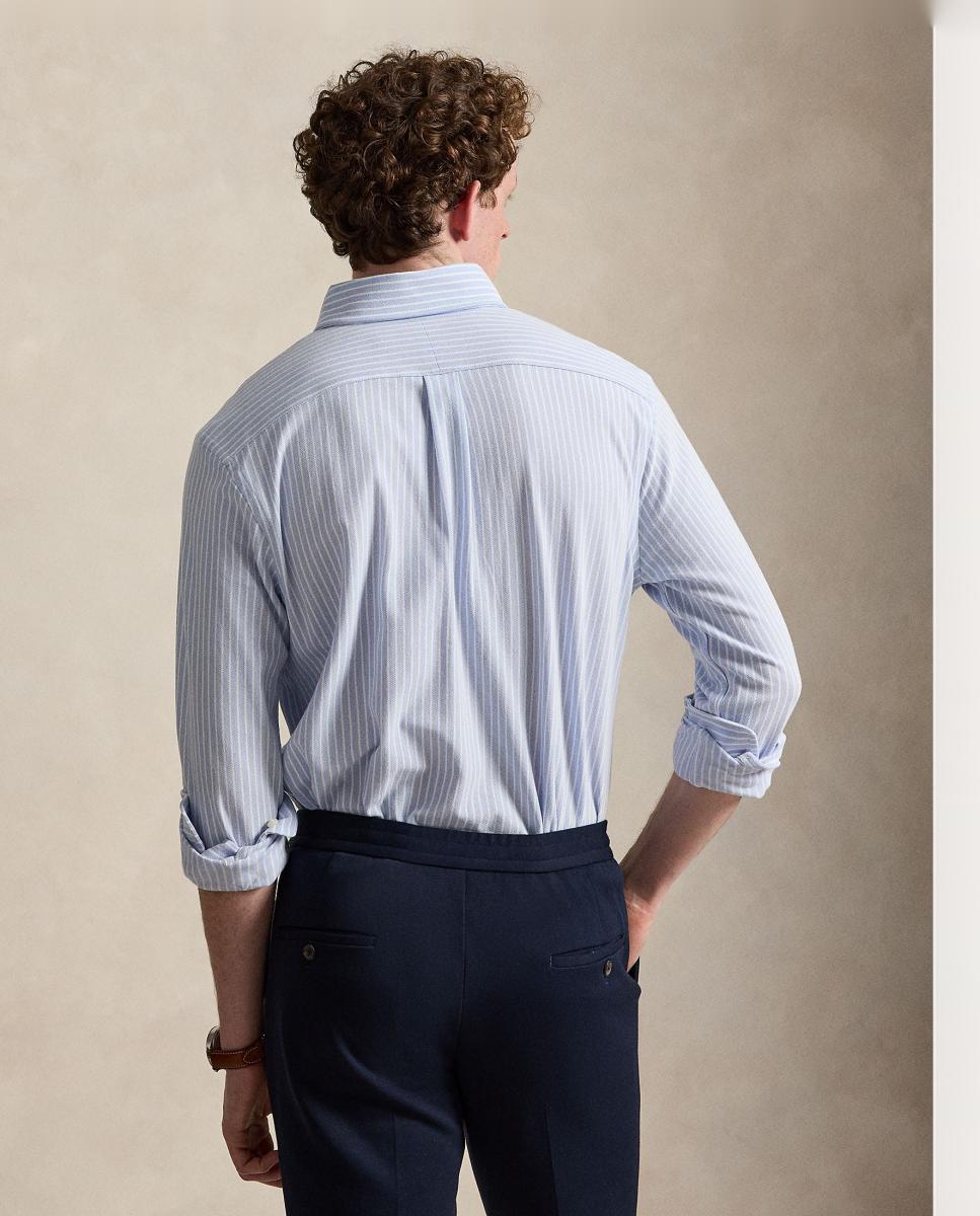 Camisa de hombre Oxford Azul Dress Shirt Regular Fit Polo Ralph Lauren - Azul claro Azul claro-3