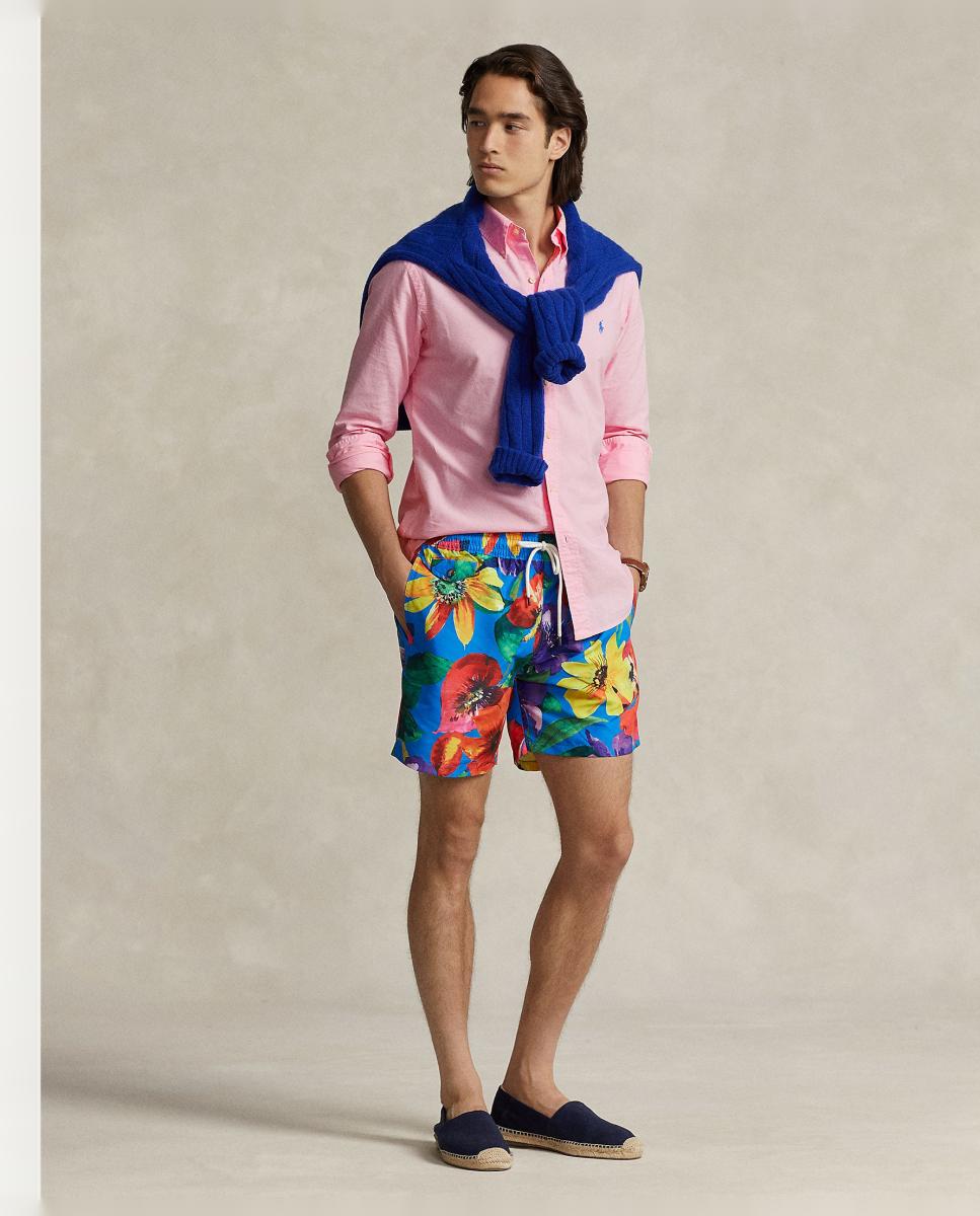 Camisa de hombre oxford teñida Vino clásico - Polo Ralph Lauren - Rosa claro Rosa claro-6