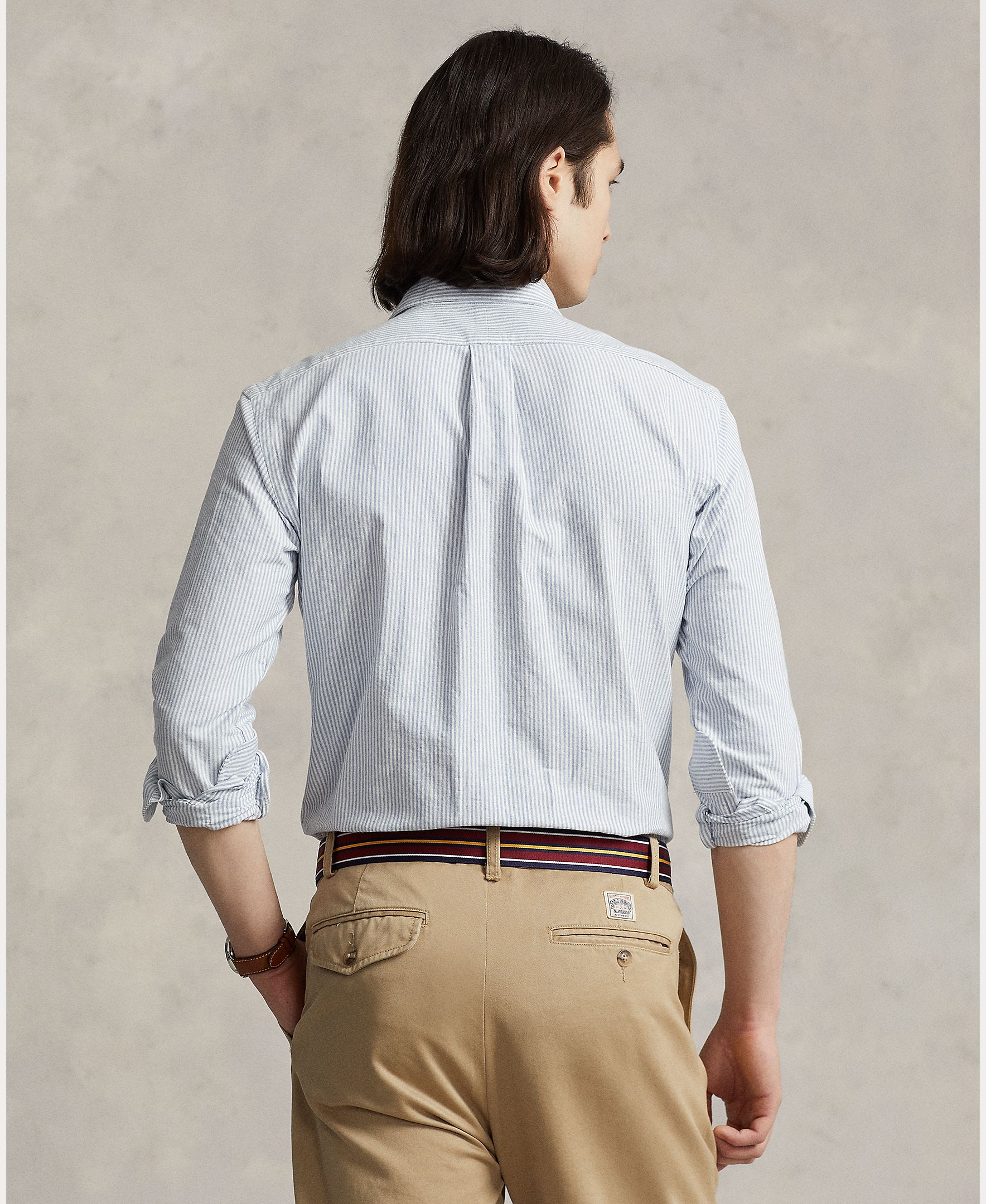 Camisa de hombre oxford azul - Polo Ralph Lauren - Azul claro Azul claro-3