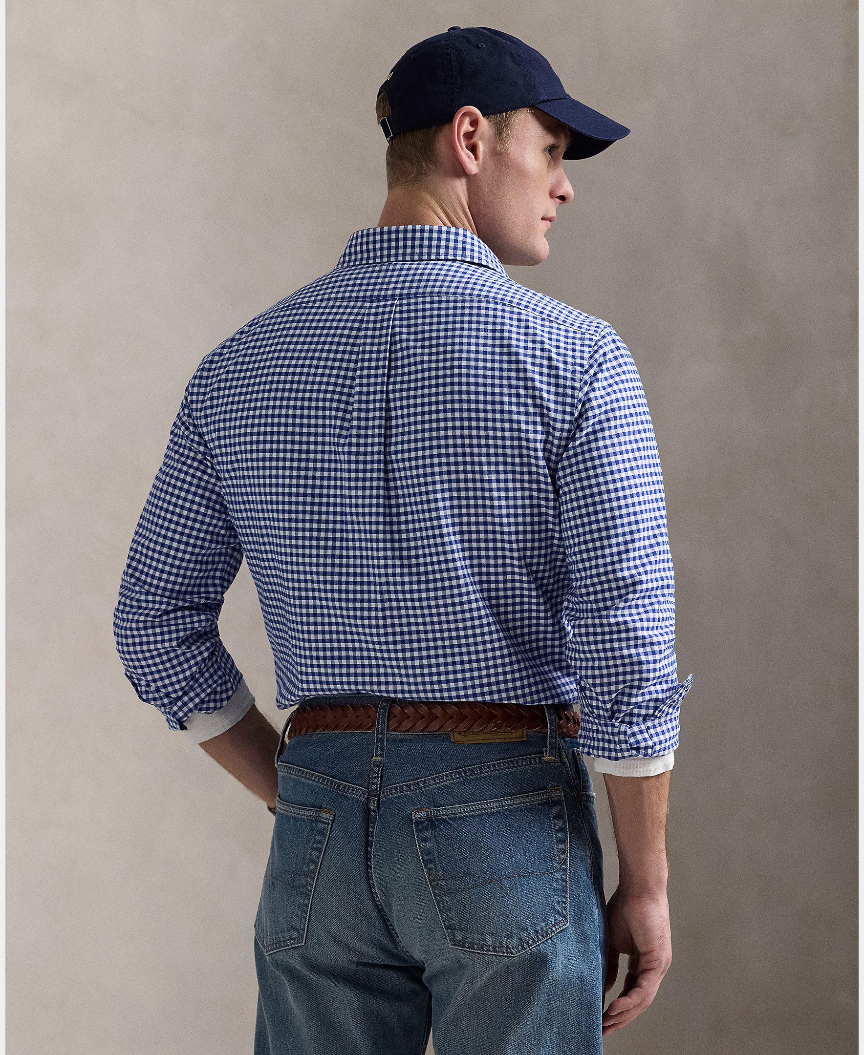 Camisa de hombre oxford azul - Polo Ralph Lauren - Azul oscuro Azul oscuro-3