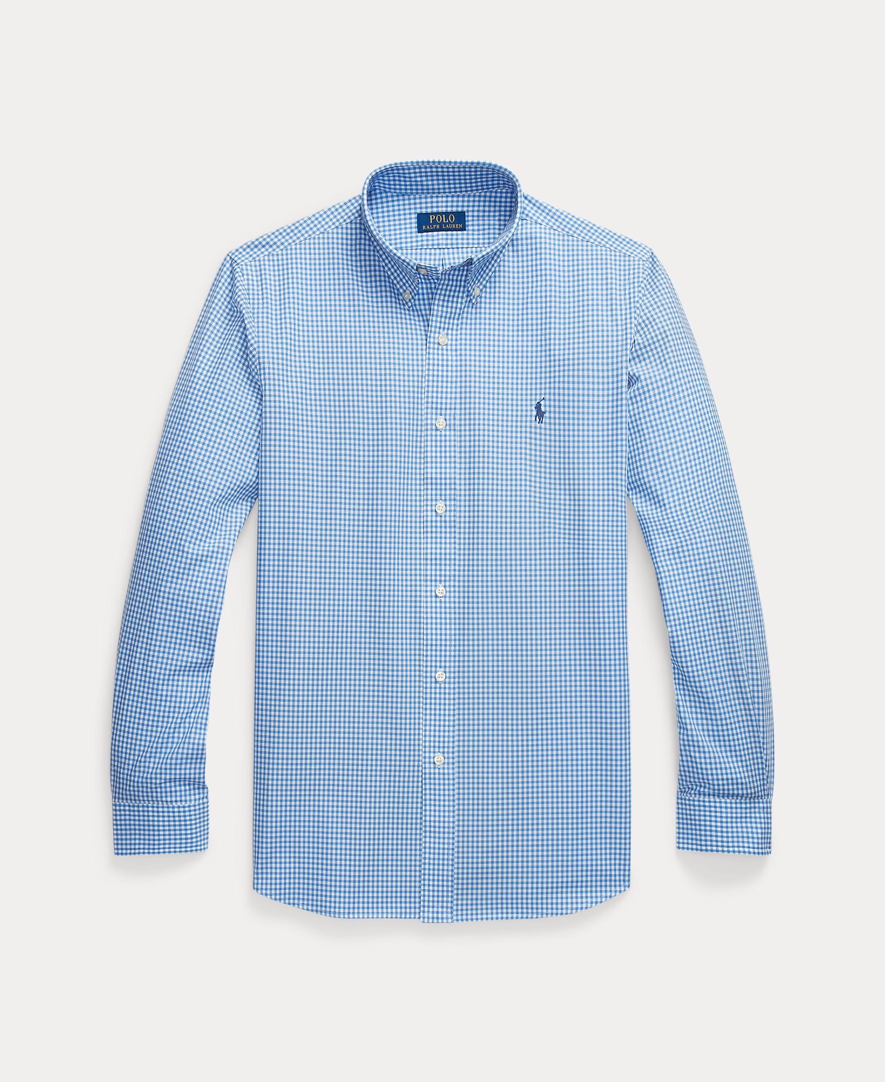 Camisa de popelina elástica de hombre Azul cabana - Polo Ralph Lauren - Azul claro Azul claro-5