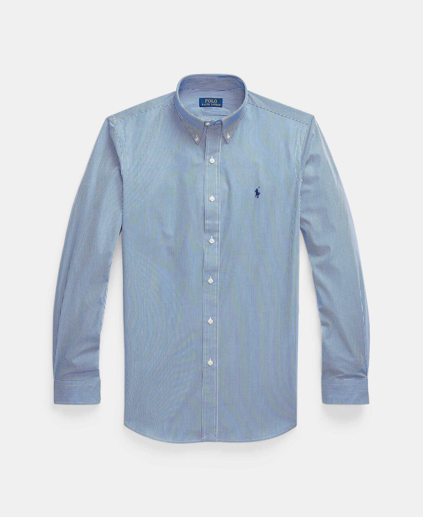 Camisa de popelina elástica de hombre Azul cabana - Polo Ralph Lauren - Azul oscuro Azul oscuro-5