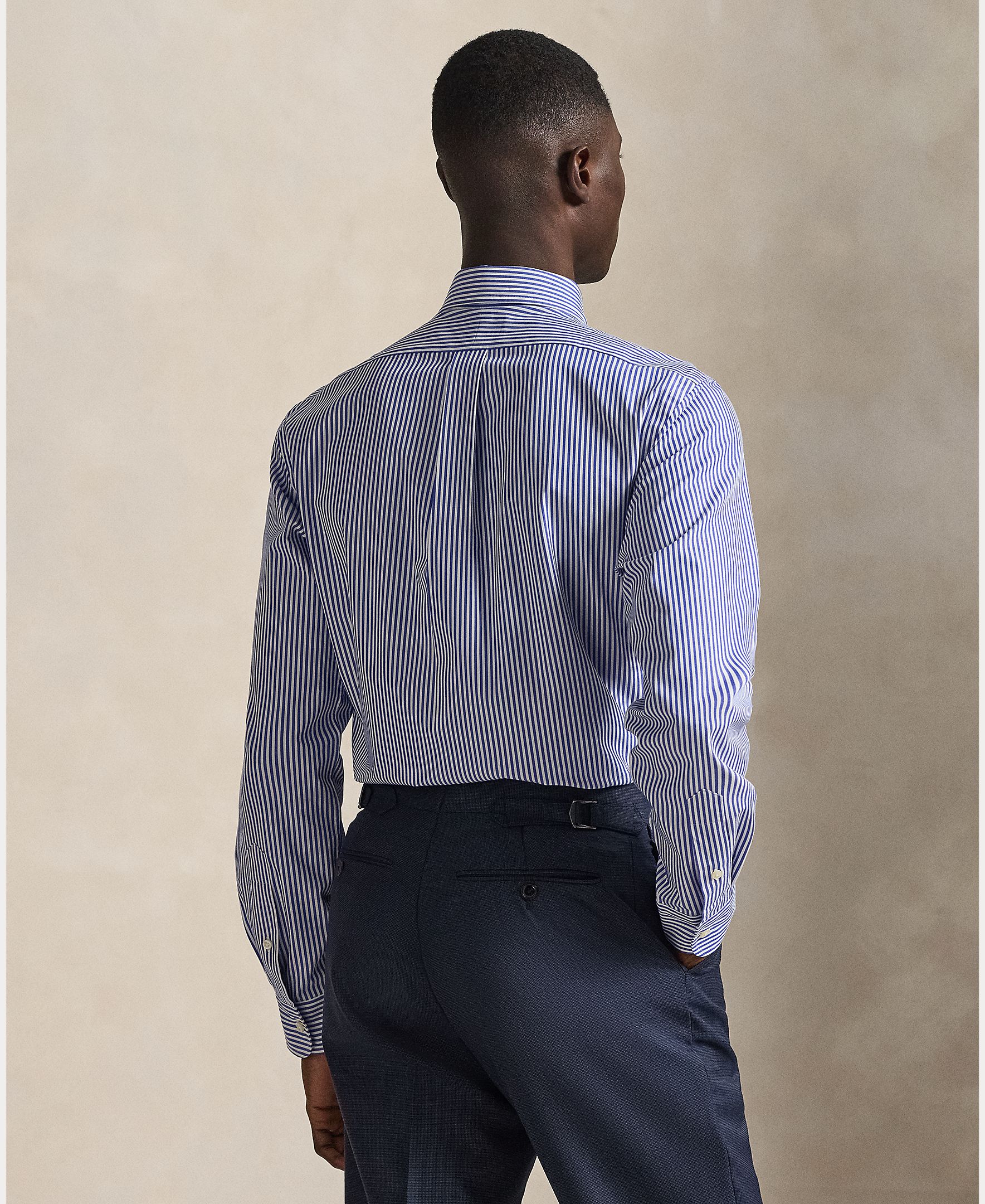 Camisa de popelina elástica de hombre Azul cabana - Polo Ralph Lauren - Azulón Azulón-3