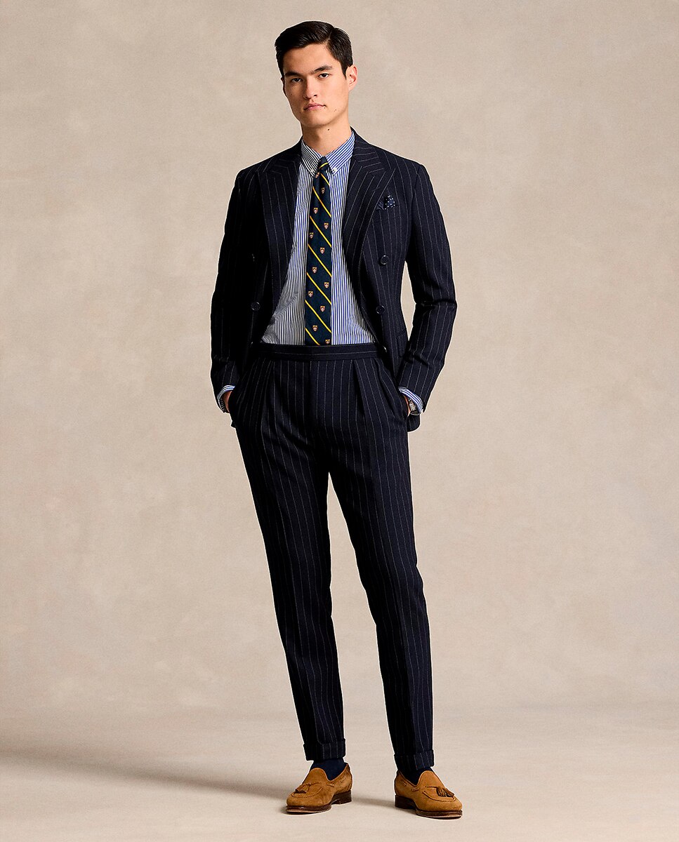 Camisa de popelina elástica de hombre Azul cabana - Polo Ralph Lauren - Azulón Azulón-5