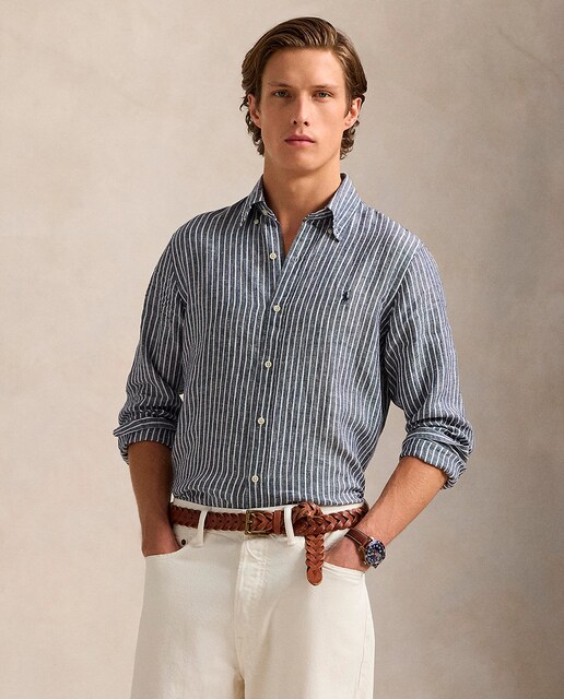Camisa de hombre de lino Regular fit