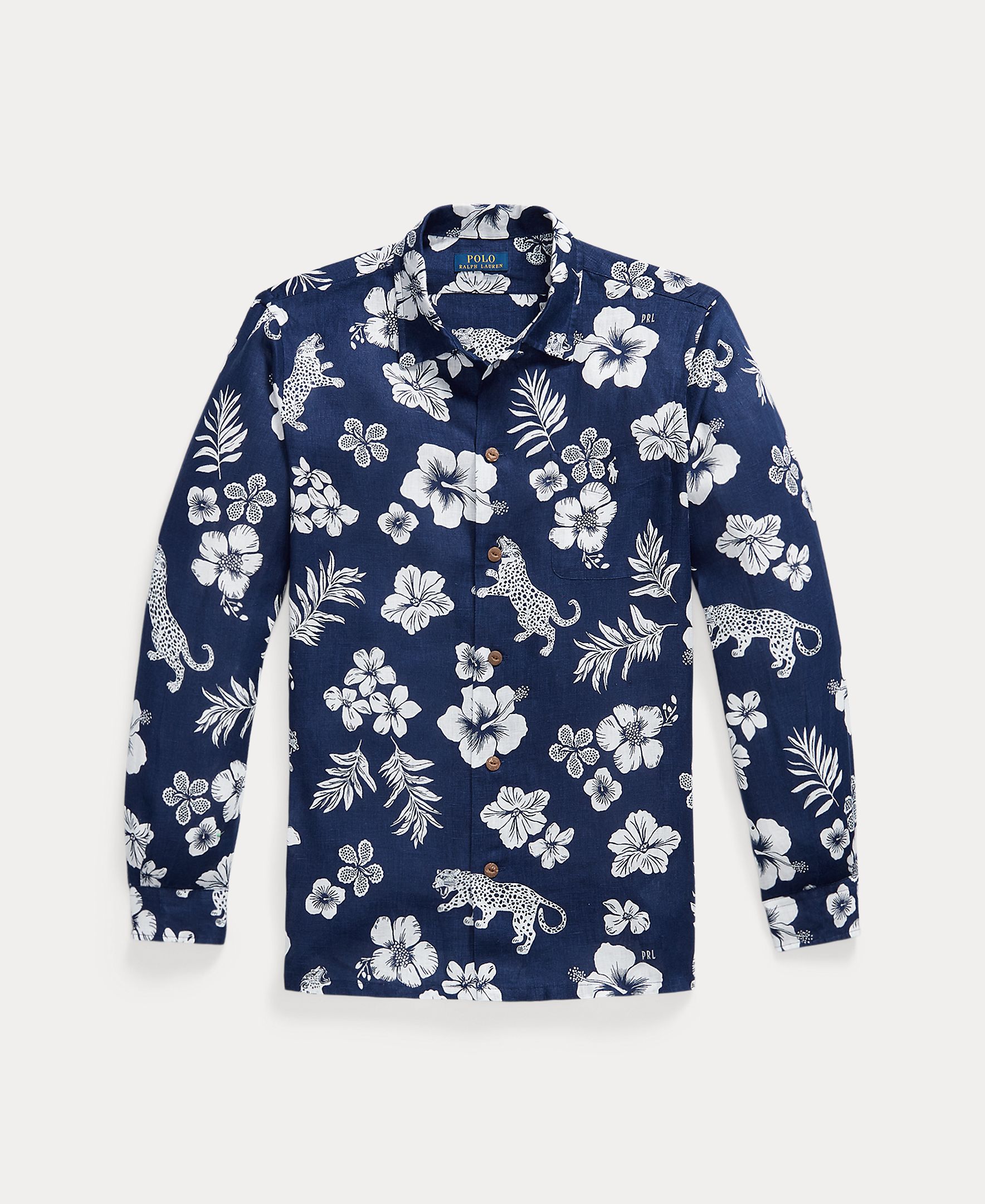 Imagem 0 de Camisa de Linho com Estampado