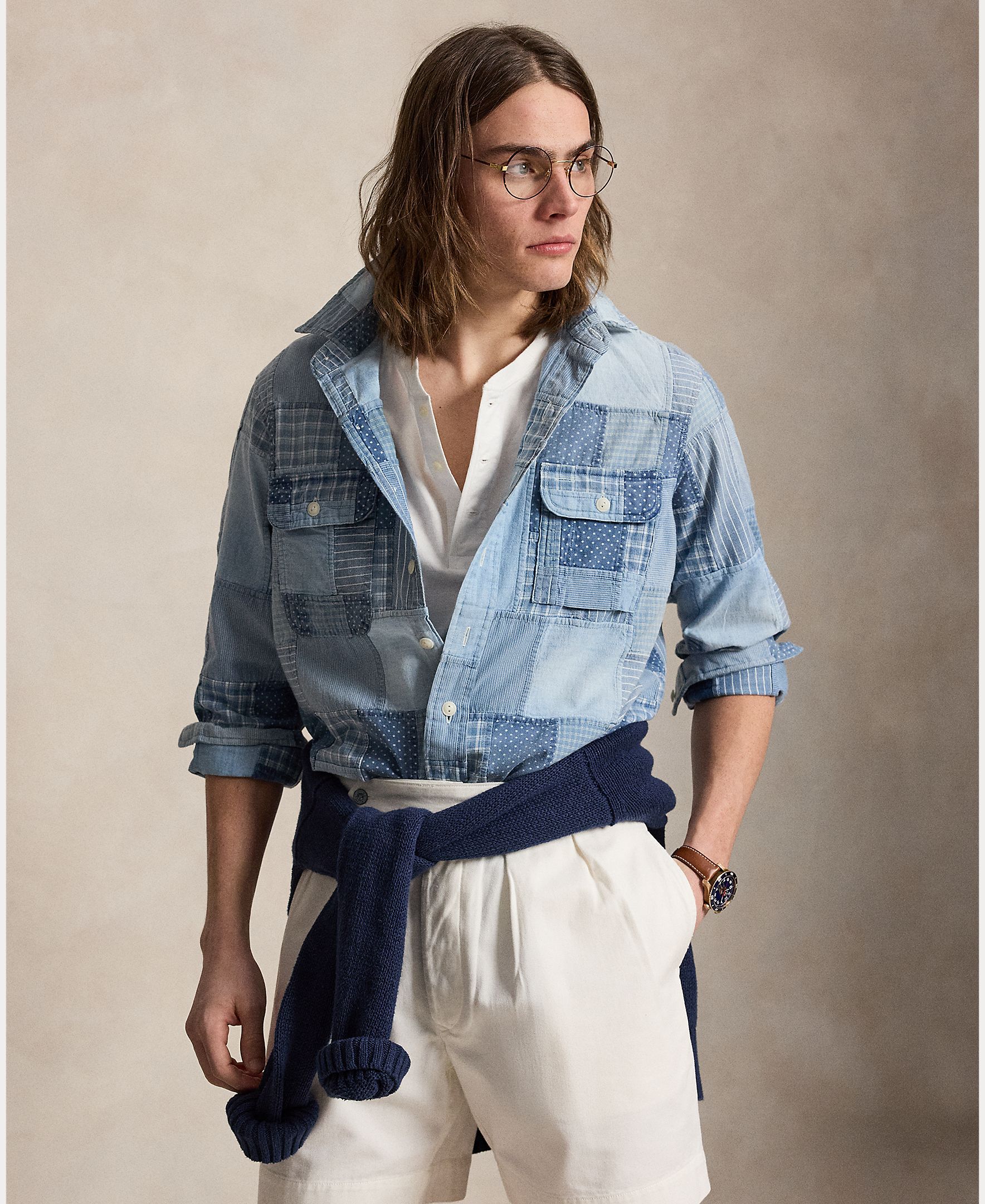 Imagem 0 de Camisa de Trabalho de Ganga - Índigo