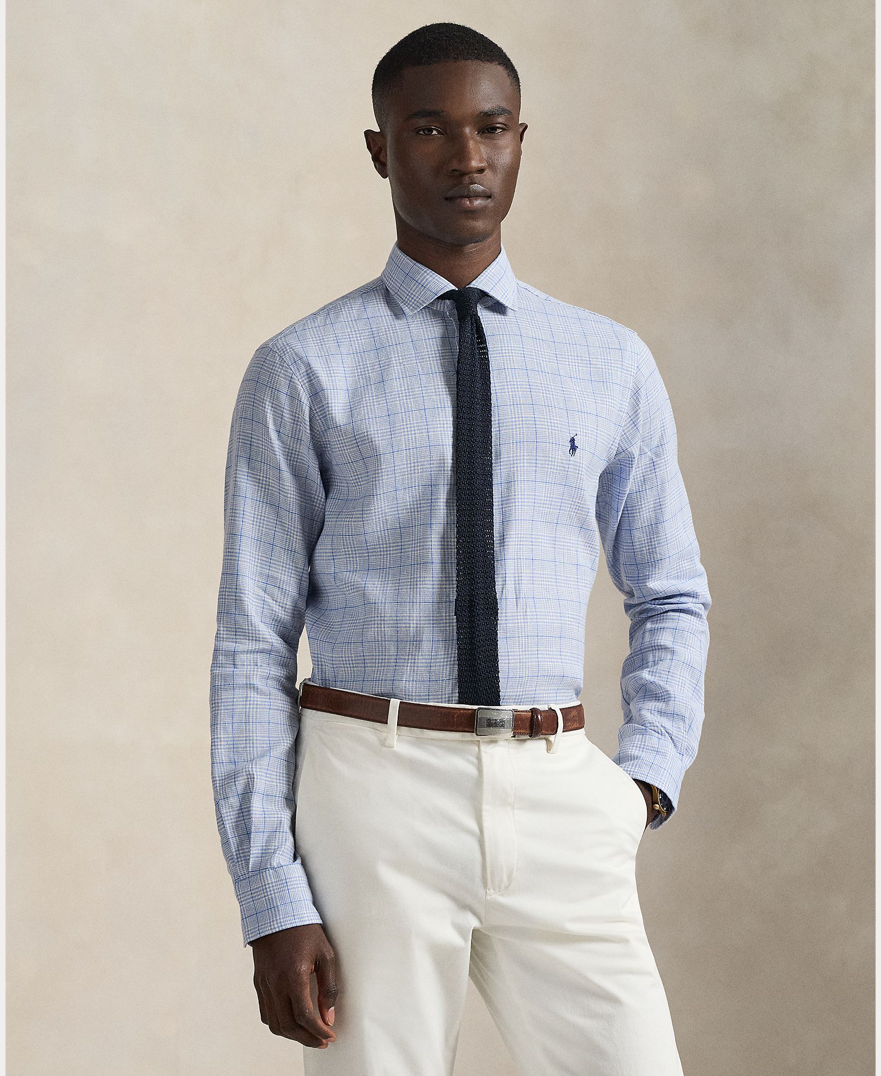 Imagem 0 de Camisa Slim Fit de Linho