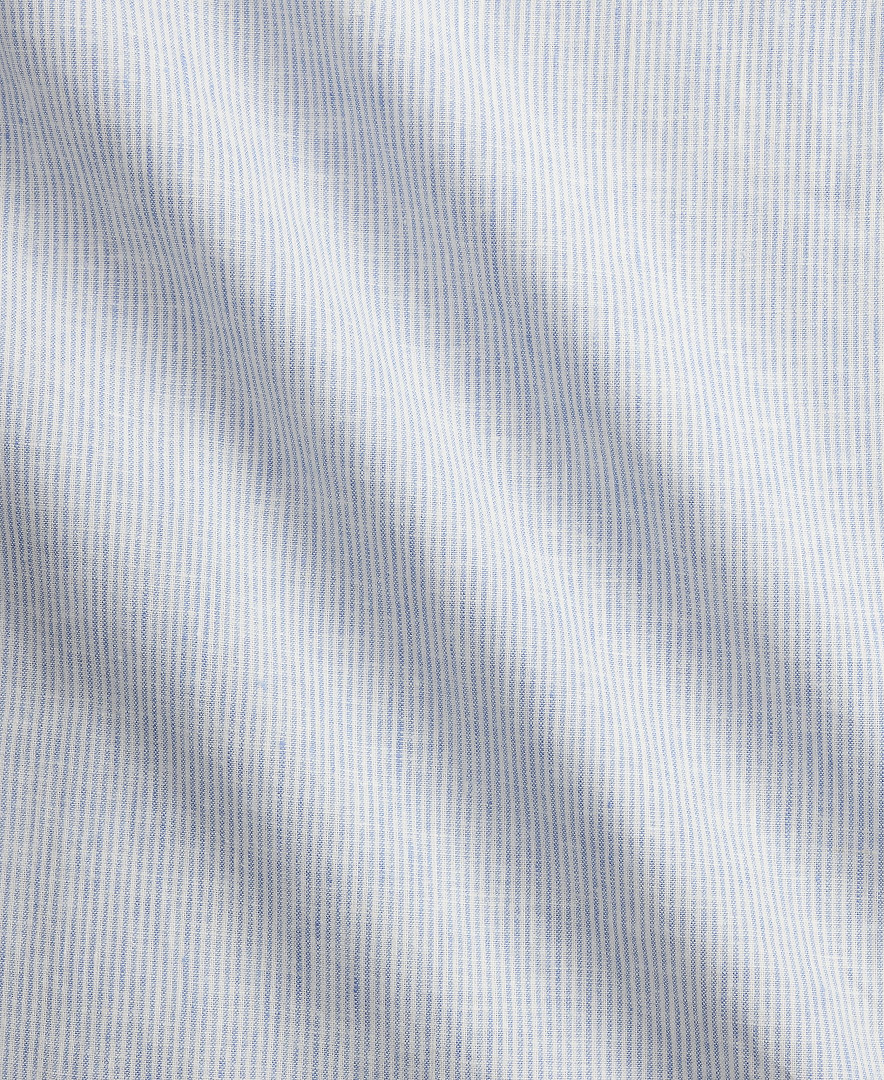 Camisa Slim Fit de Linho Multicolor-5