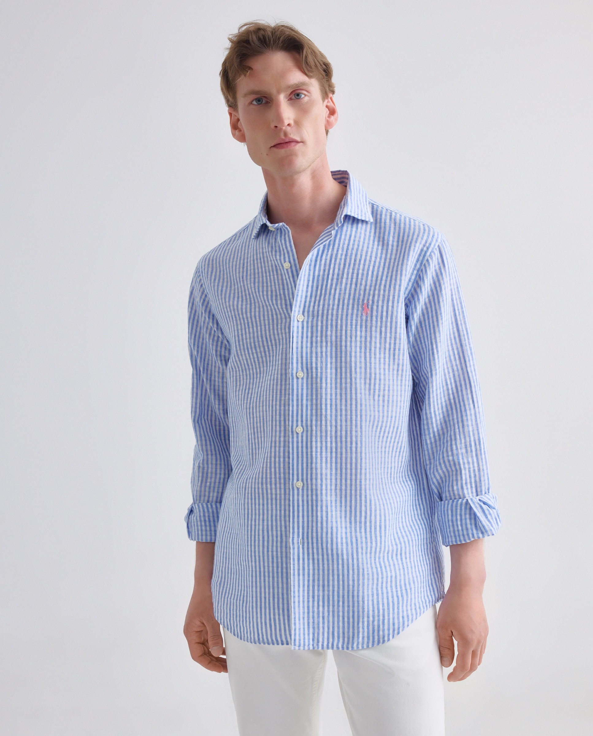 Imagem 0 de Camisa de Linho com Cavalo Bordado