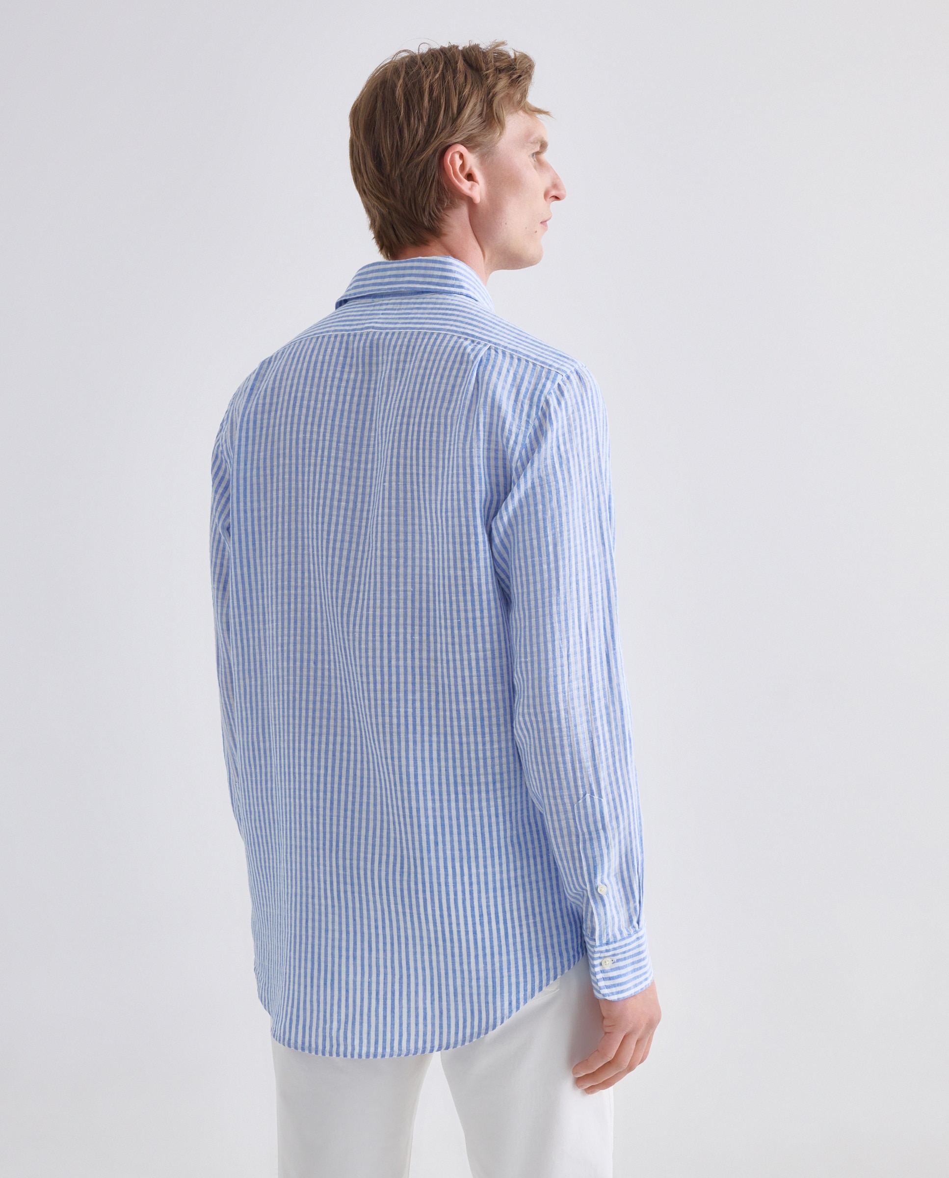 Camisa de Linho com Cavalo Bordado Multicolor-4