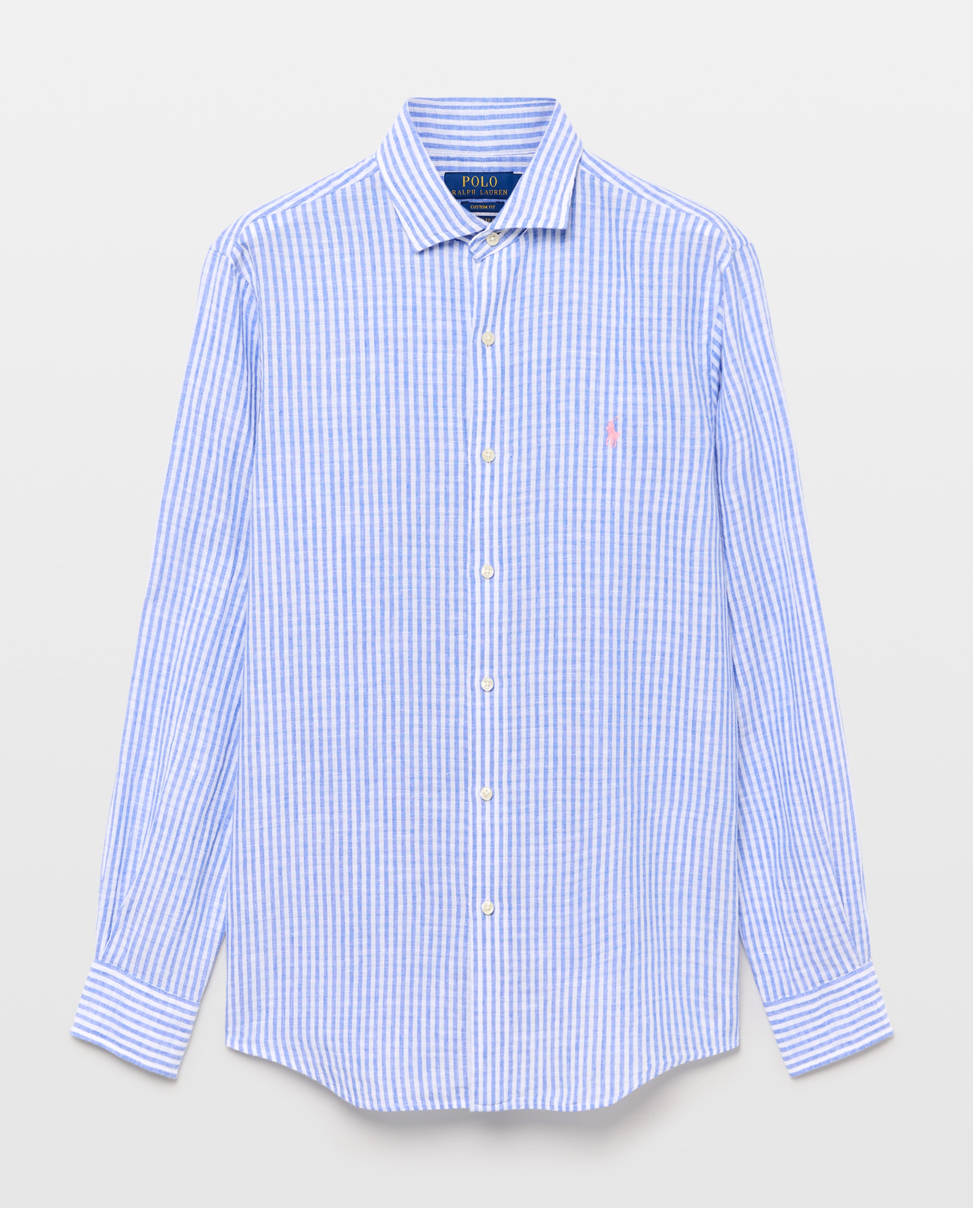 Camisa de Linho com Cavalo Bordado Multicolor-5