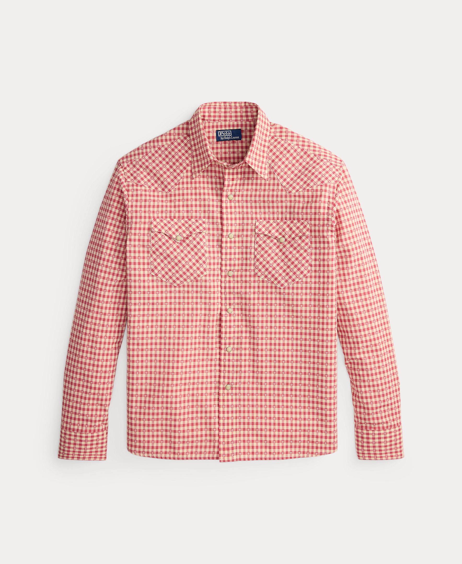 Camisa de Trabalho de Algodão Estampada Multicolor-6