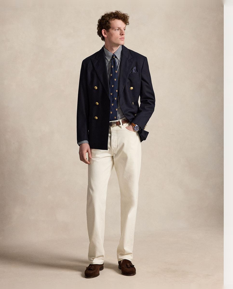Camisa Regular Fit de Popelina Azul-marinho-6
