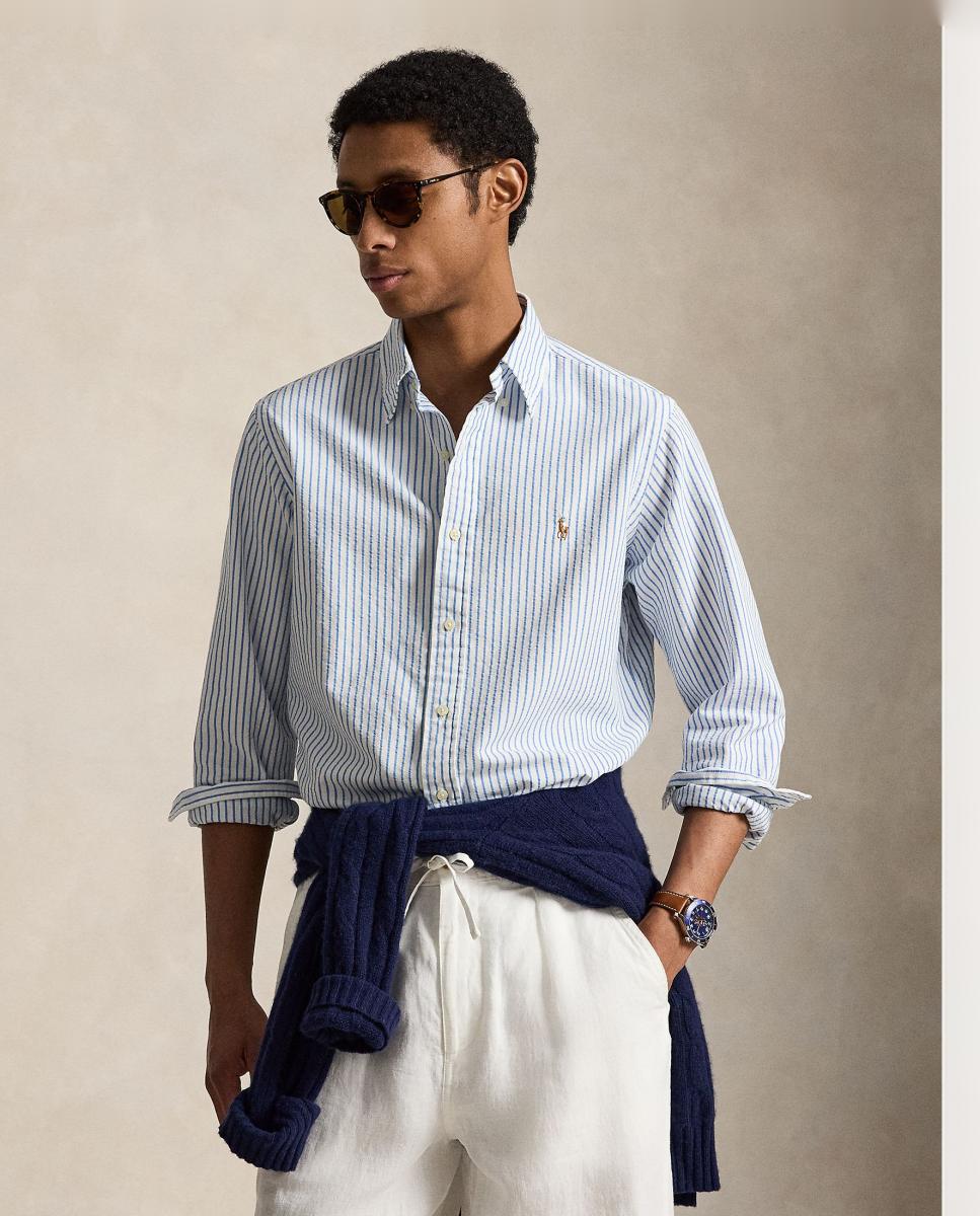 Polo Ralph Lauren - Camisa Oxford de hombre Slim Fit.