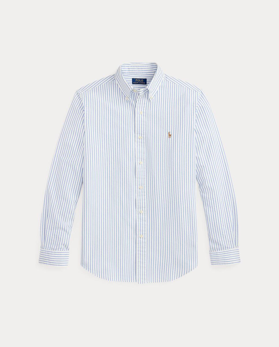 Camisa oxford de sirsaca de hombre Blanco/ - Polo Ralph Lauren - Azul Azul-5
