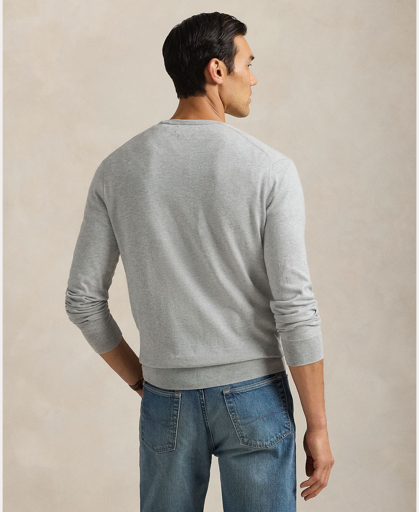 Jersey de hombre Slim Fit Hunter Azul marino - Polo Ralph Lauren - Gris Gris-4