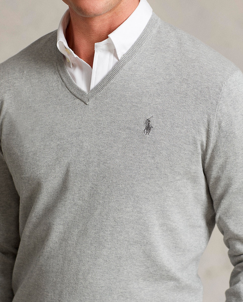 Jersey de hombre Slim Fit Hunter Azul marino - Polo Ralph Lauren - Gris Gris-6