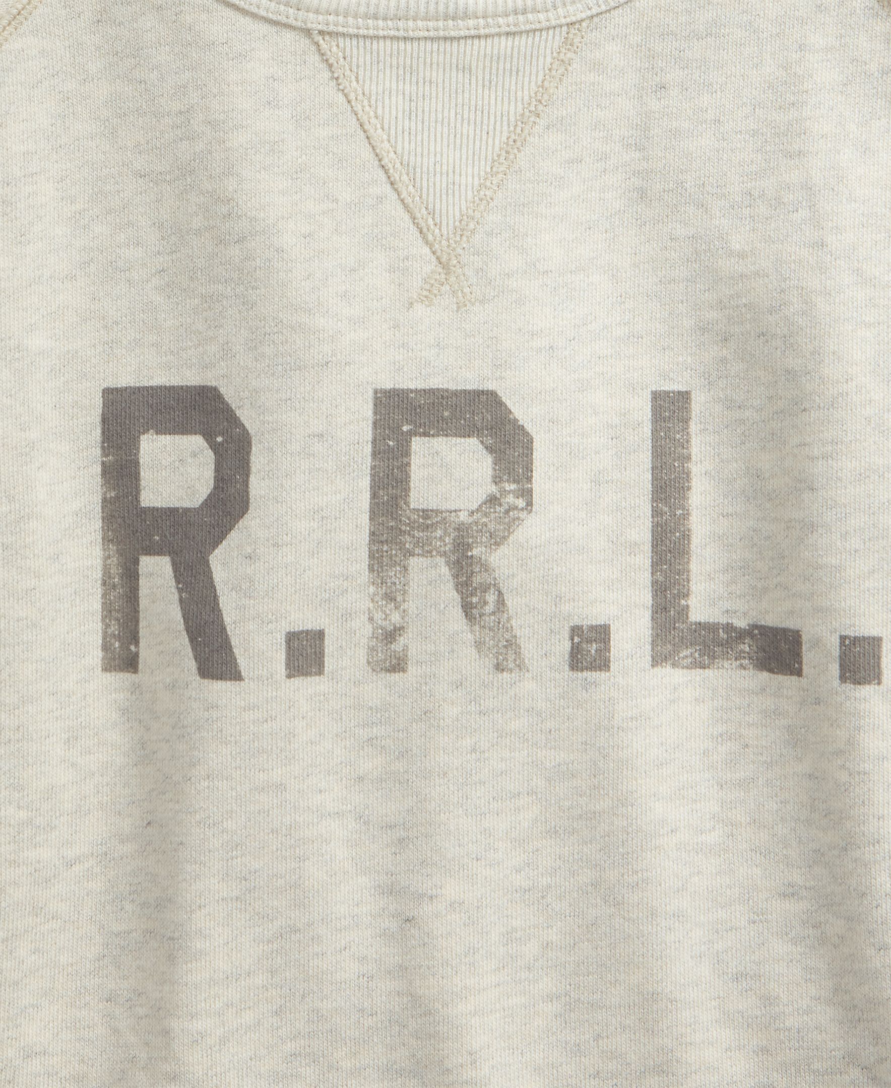 Sweatshirt de Felpa com Logótipo Double RL Cru-3
