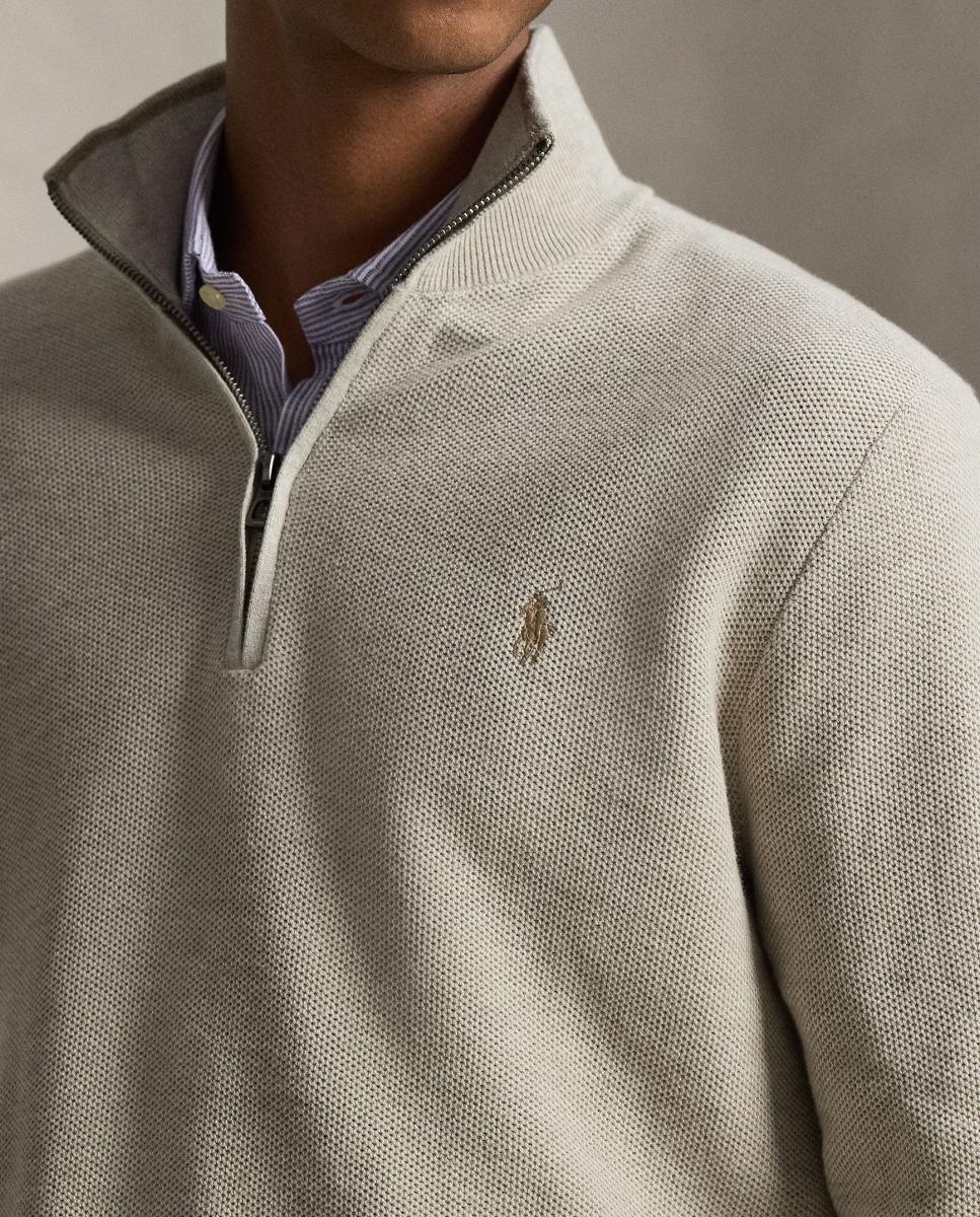 Jersey de hombre Fern Verde Jaspeado - Polo Ralph Lauren - Marrón Suave Marrón Suave-4