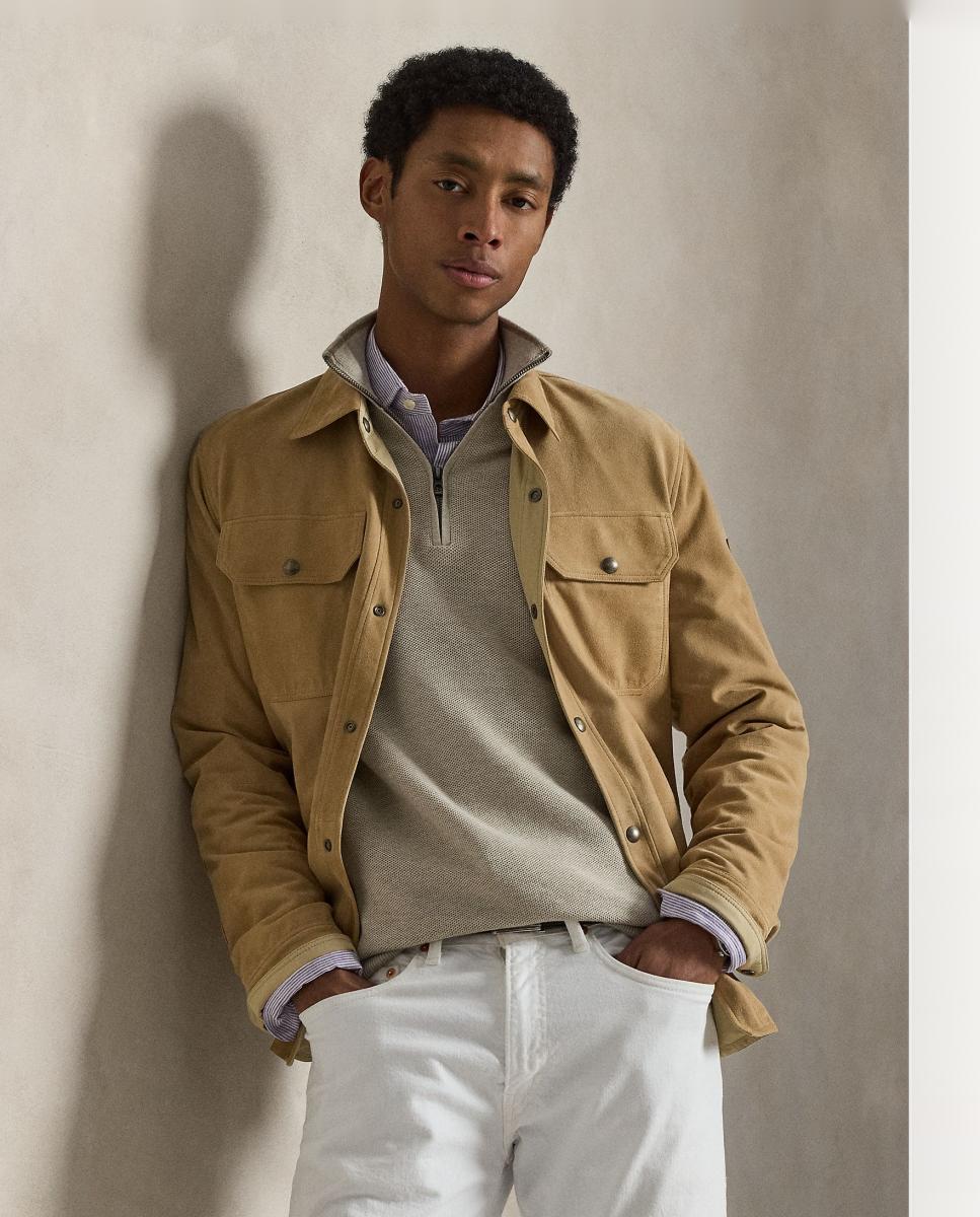 Jersey de hombre Fern Verde Jaspeado - Polo Ralph Lauren - Marrón Suave Marrón Suave-5