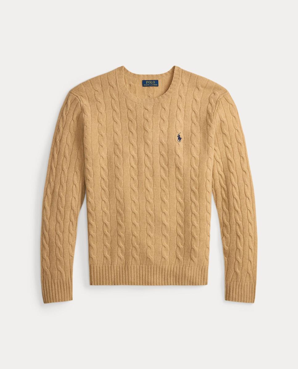 Jersey de hombre Aged Vino Jaspeado - Polo Ralph Lauren - Camel Camel-5