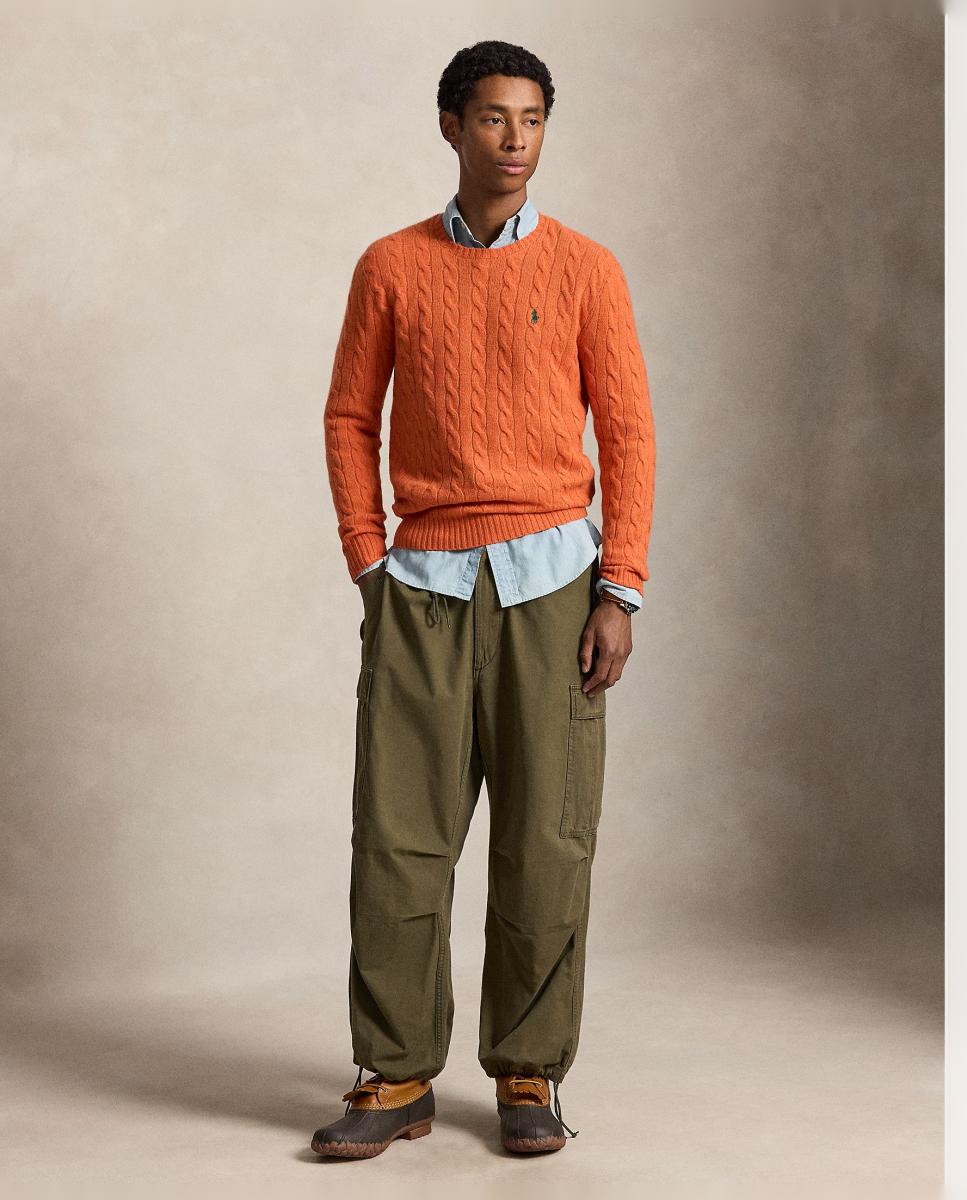 Jersey de hombre Aged Vino Jaspeado - Polo Ralph Lauren - Teja Teja-7