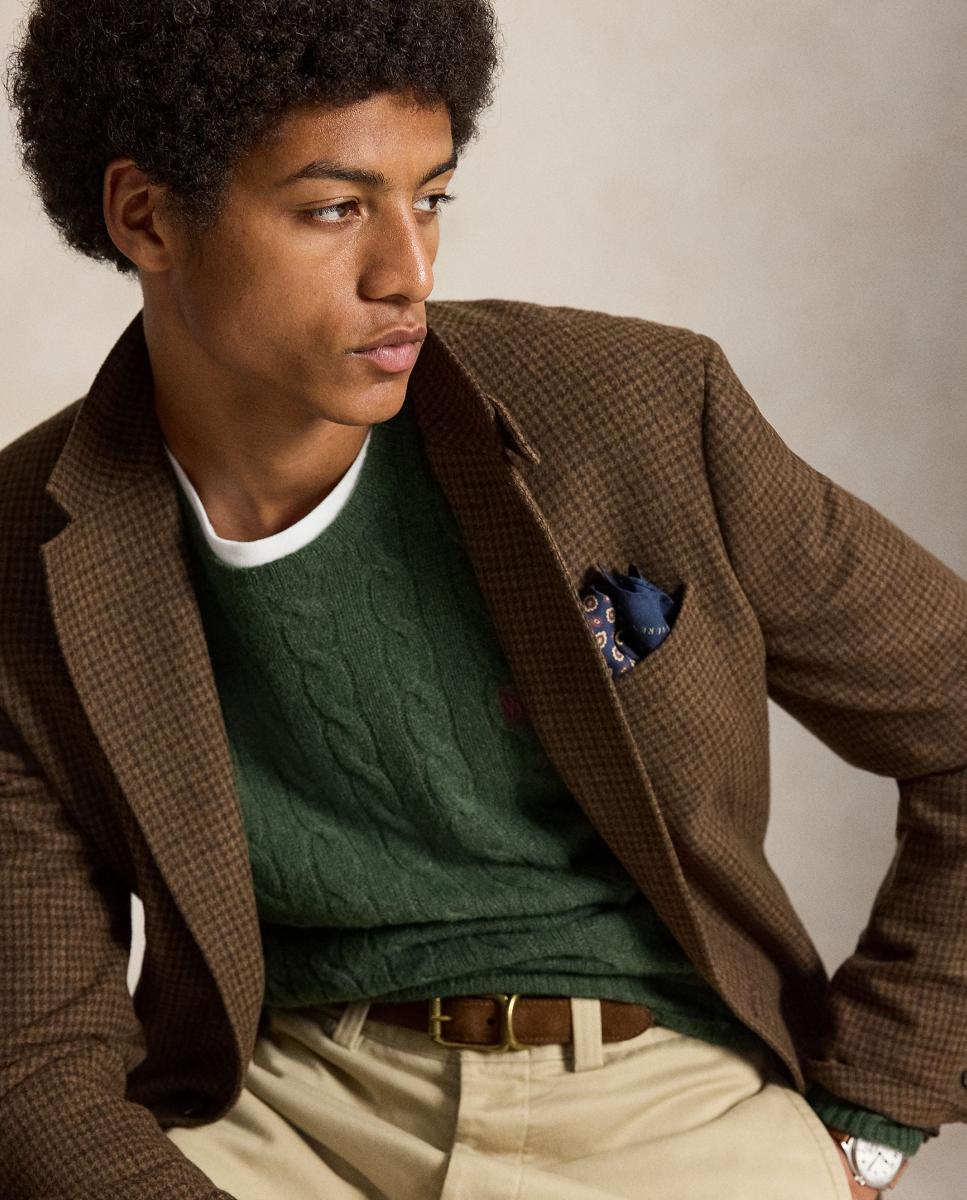 Jersey de hombre Aged Vino Jaspeado - Polo Ralph Lauren - Musgo Musgo-5