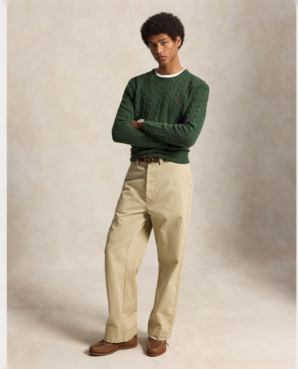 Jersey de hombre Aged Vino Jaspeado - Polo Ralph Lauren - Musgo Musgo-7