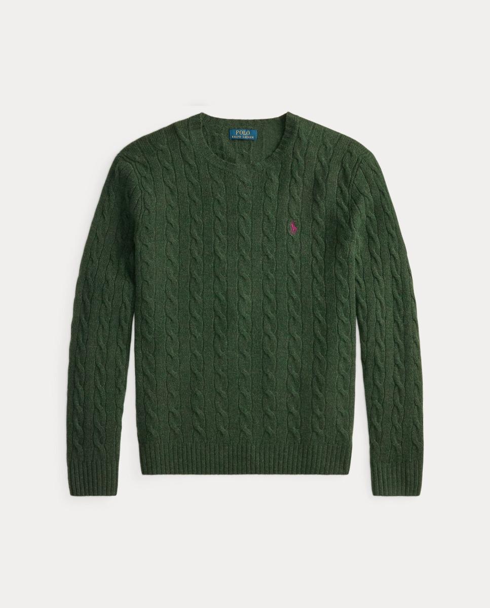Jersey de hombre Aged Vino Jaspeado - Polo Ralph Lauren - Musgo Musgo-6