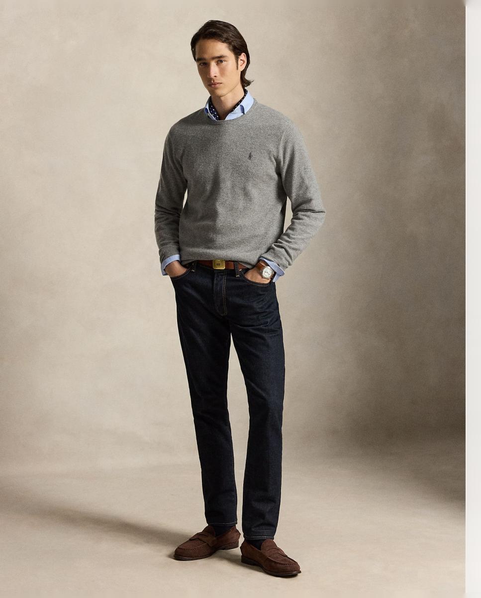 Jersey de hombre Crouton Tostado Jaspeado - Polo Ralph Lauren - Gris Gris-7