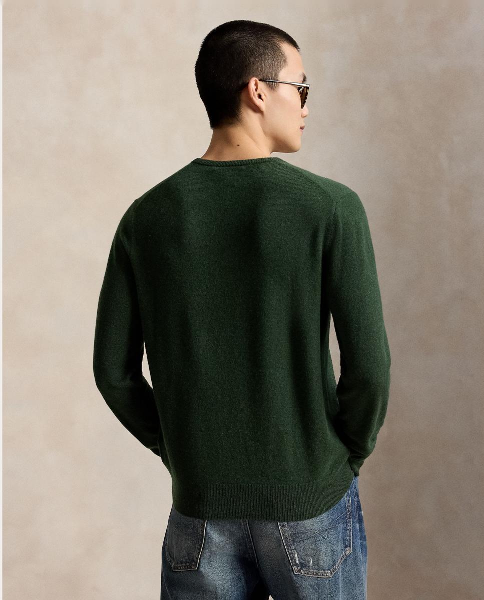 Jersey de hombre Crouton Tostado Jaspeado - Polo Ralph Lauren - Musgo Musgo-4