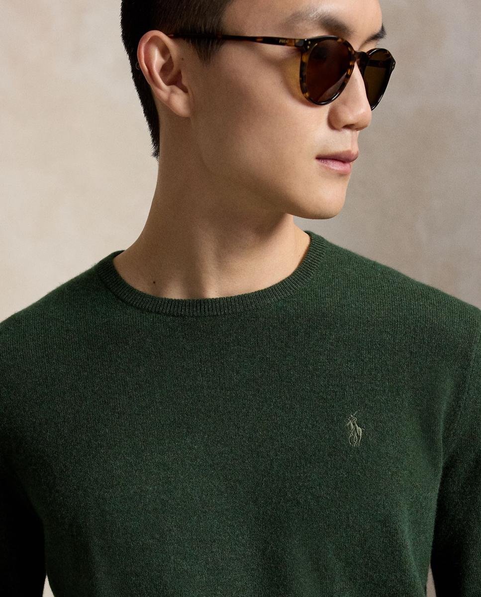 Jersey de hombre Crouton Tostado Jaspeado - Polo Ralph Lauren - Musgo Musgo-5